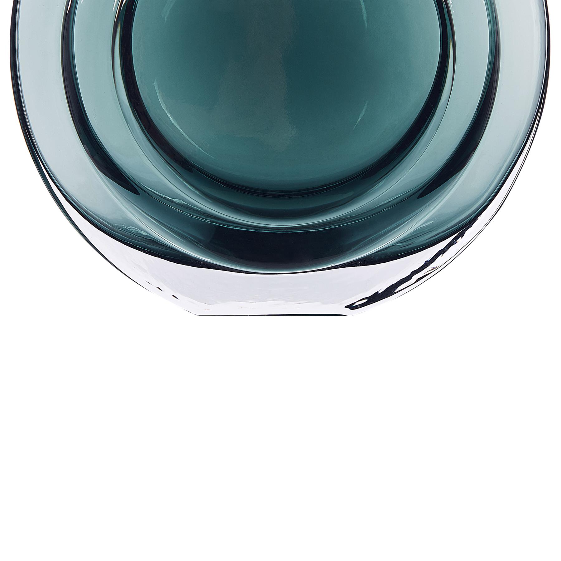 Beliani - KAPELI - Decoratieve vaas - Turquoise - Glas
