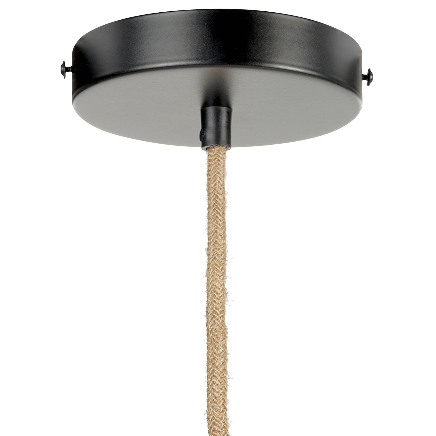 Beliani - PALBRA - Hanglamp - Naturel|Groen - Papier