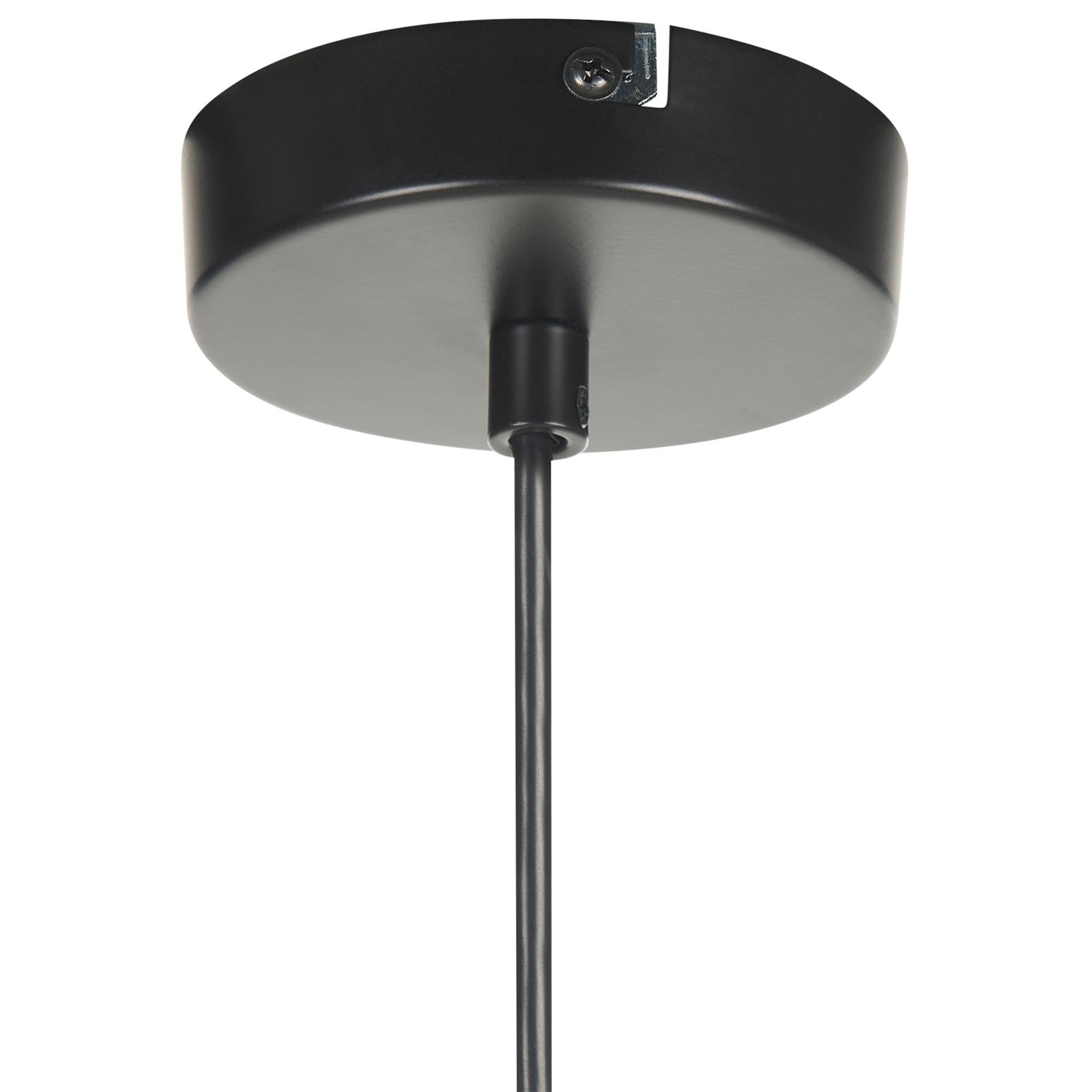 Beliani - MEROO - Hanglamp - Zwart|Naturel - Rotan