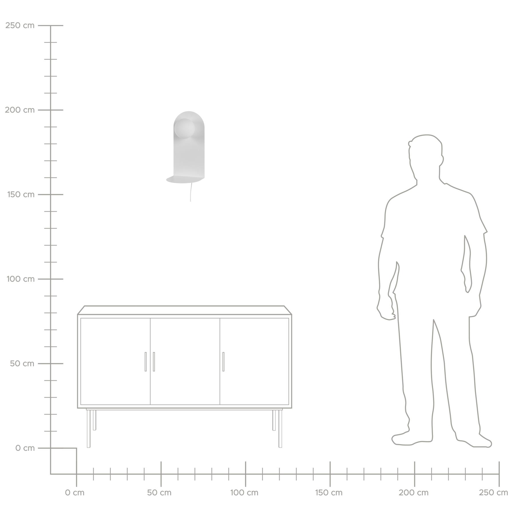 Beliani - MAPI - Wandlamp - Wit - Staal