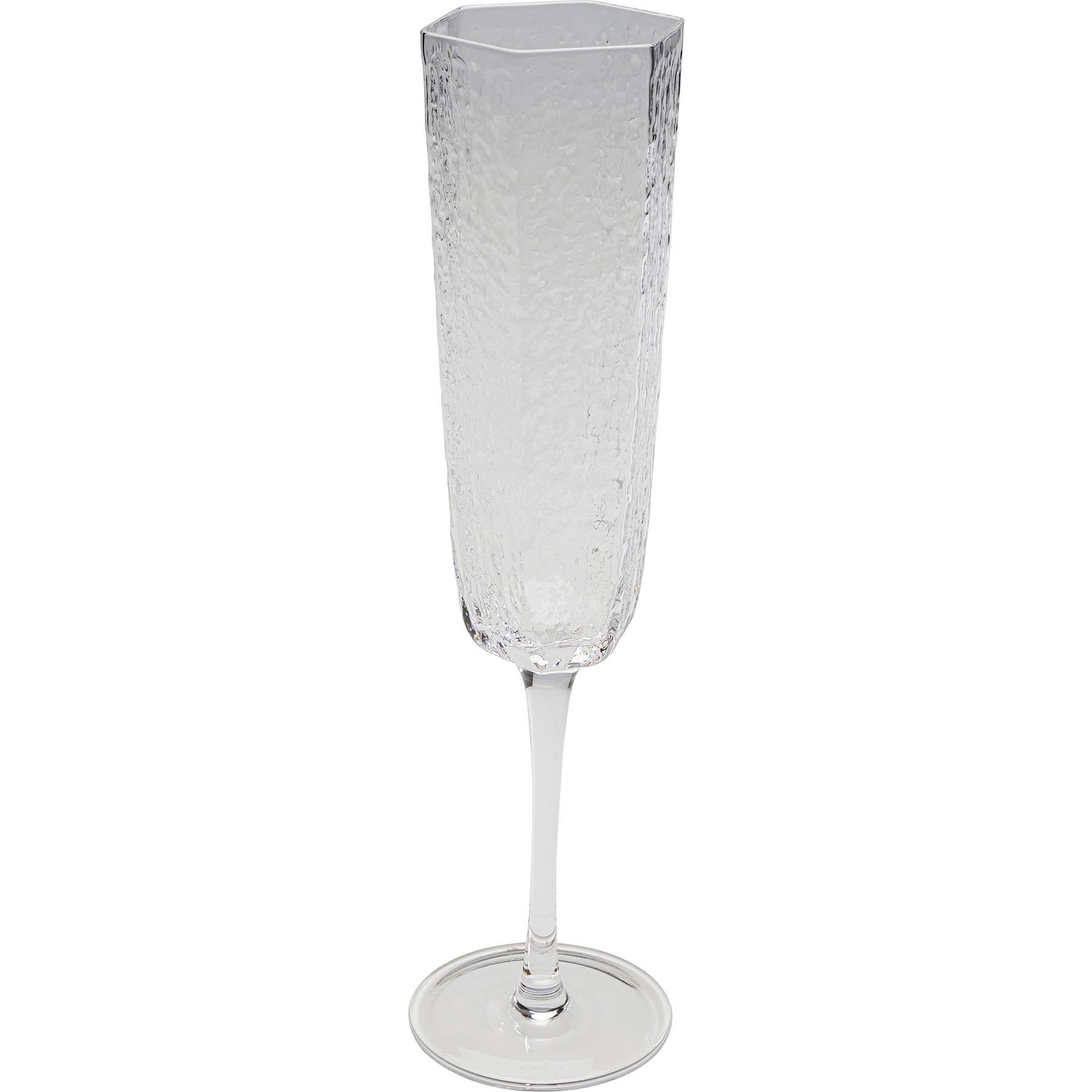 Kare Champagneglas Cascata Clear