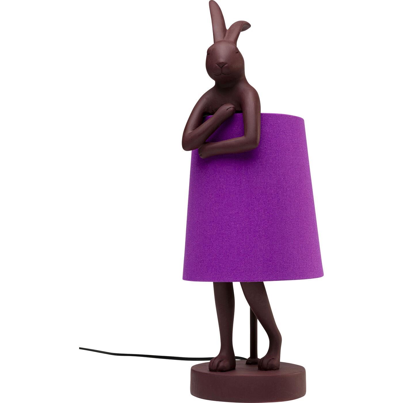 Kare Design Animal Tafellamp konjin 50cm bordeaux en paars
