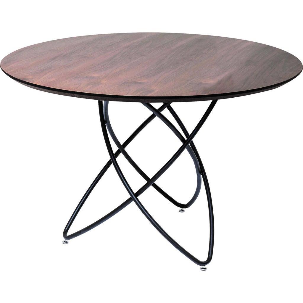 Kare Eettafel Molekular Black Walnut 120cm