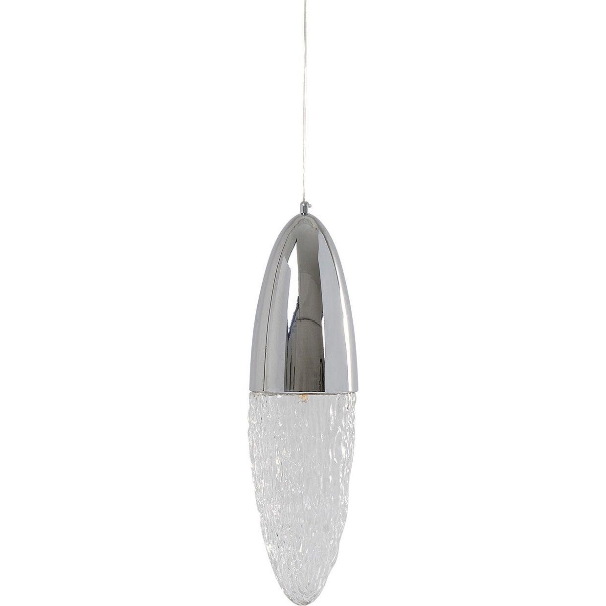 Kare Hanglamp Frozen Chrome Ø17cm