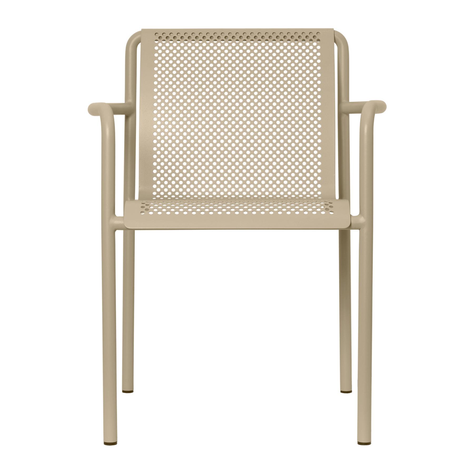 ferm LIVING Dapple Tuinstoel met Armleuning - Cashmere