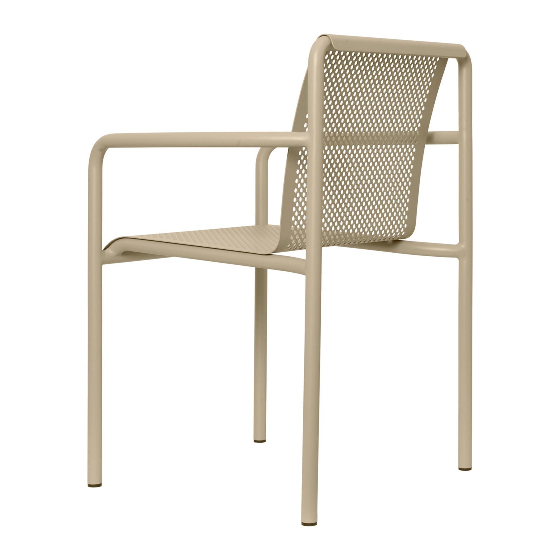 ferm LIVING Dapple Tuinstoel met Armleuning - Cashmere