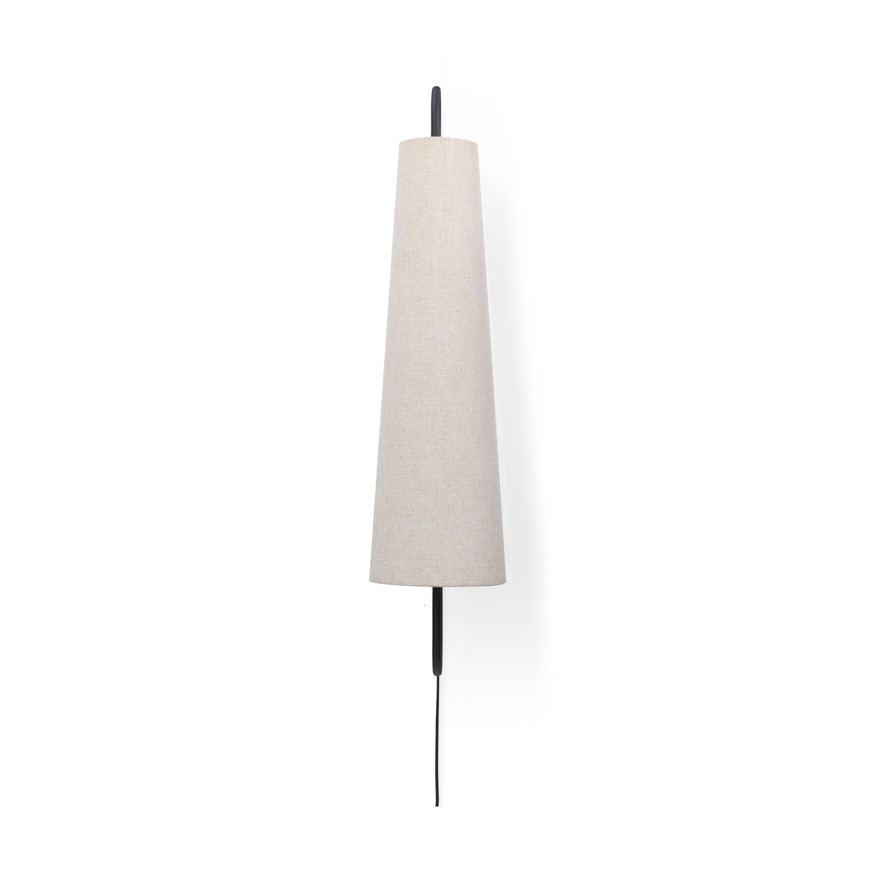 ferm LIVING Ancora Wandlamp - Zwart / Natural