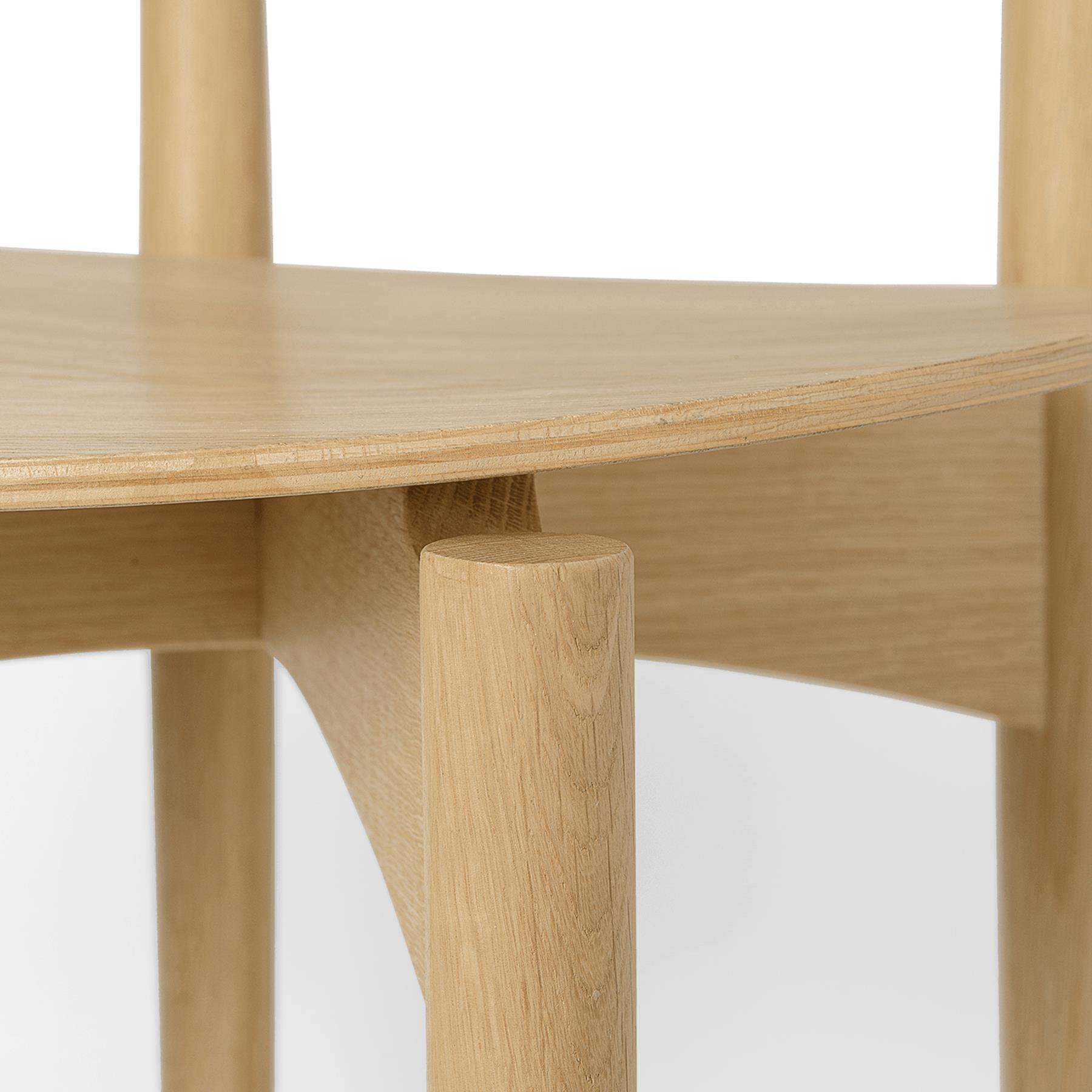 ferm LIVING Herman Eetkamerstoel - Natural Eiken