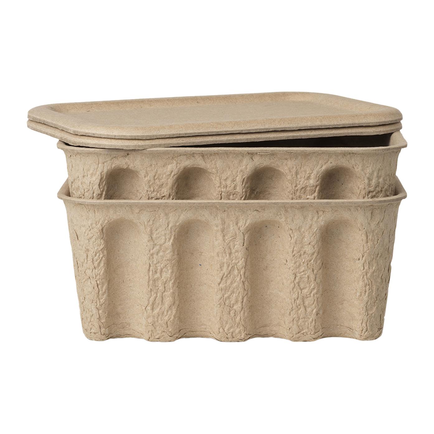 ferm LIVING Paper Pulp Opbergdoos S - Set van 2 