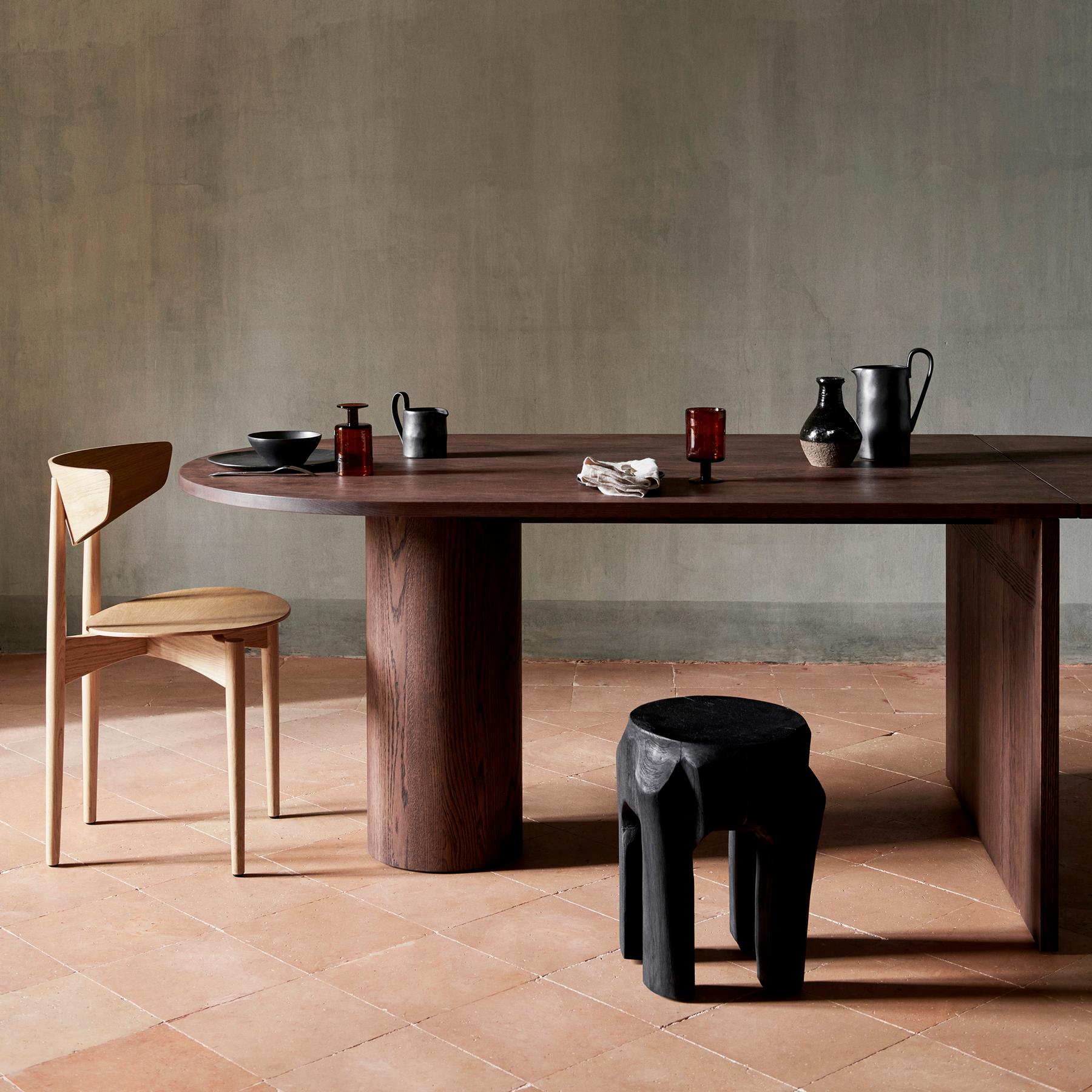 Ferm Living Pylo Eettafel - Donker Eiken