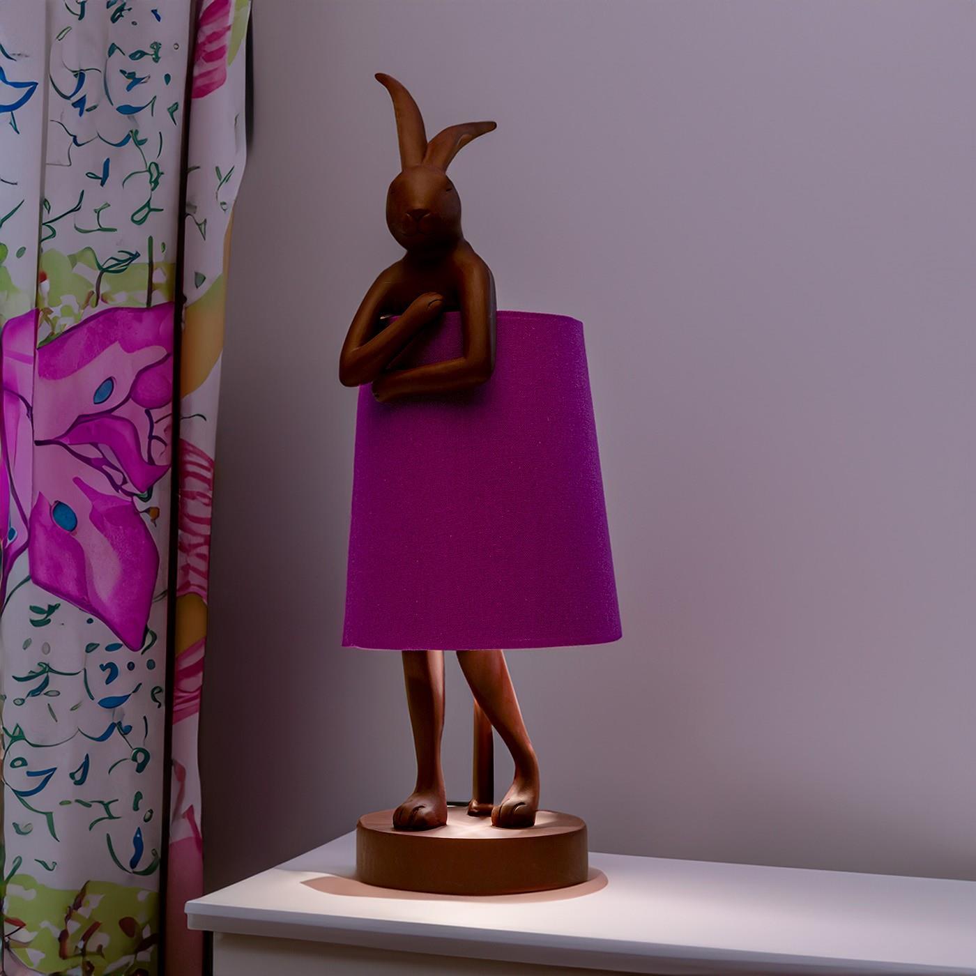 Kare Design Animal Tafellamp konjin 50cm bordeaux en paars