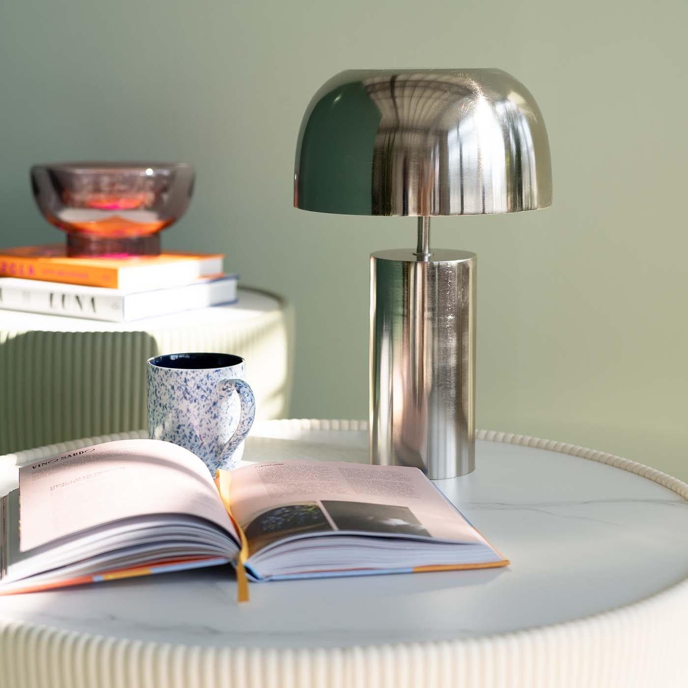 Kare Design Loungy Tafellamp chroom