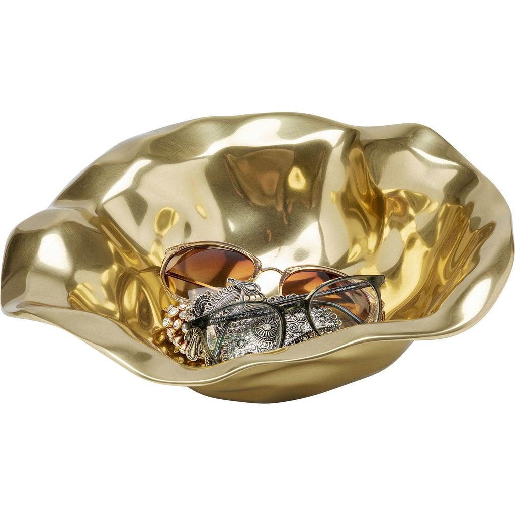 Kare Decoratieve schaal Jade Gold Ø30cm