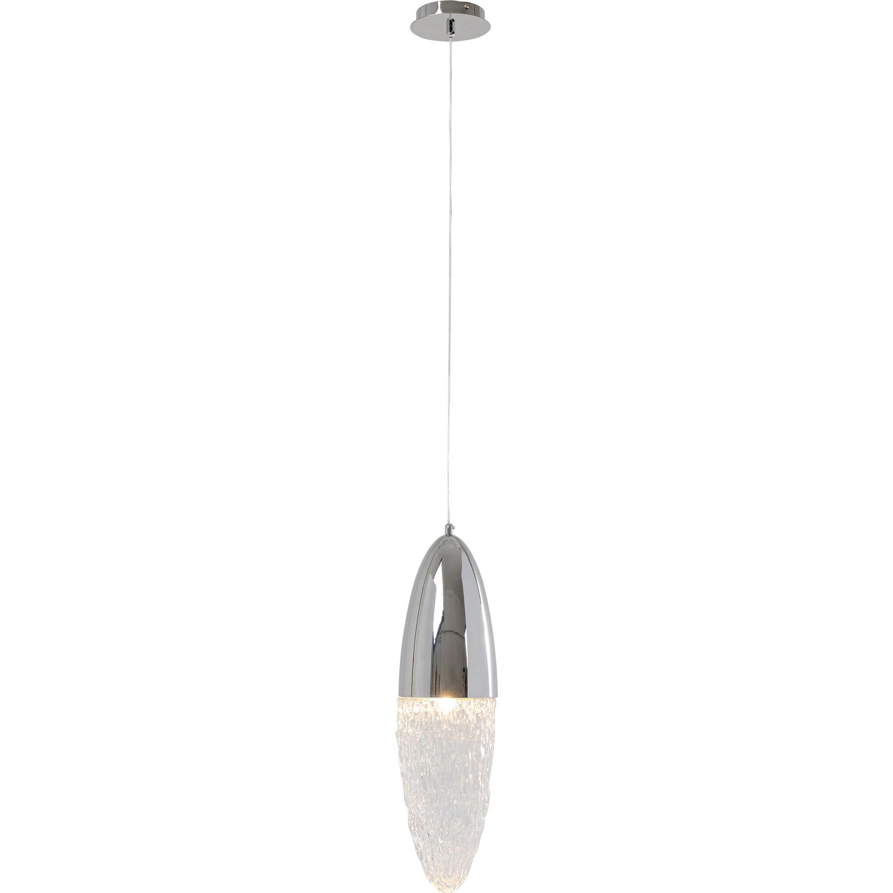 Kare Hanglamp Frozen Chrome Ø17cm