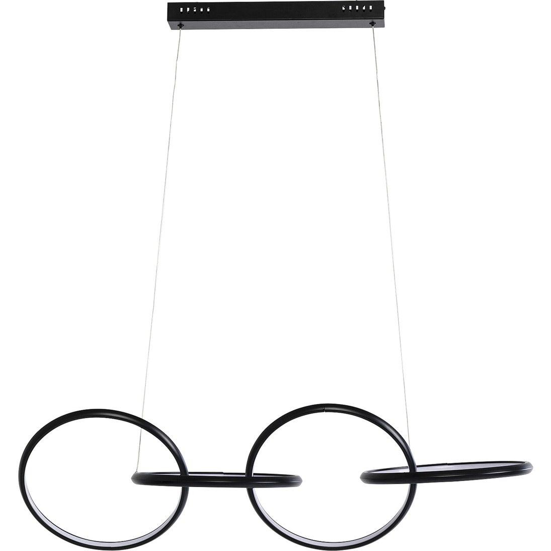 Kare Hanglamp Galaxy LED Black 155cm