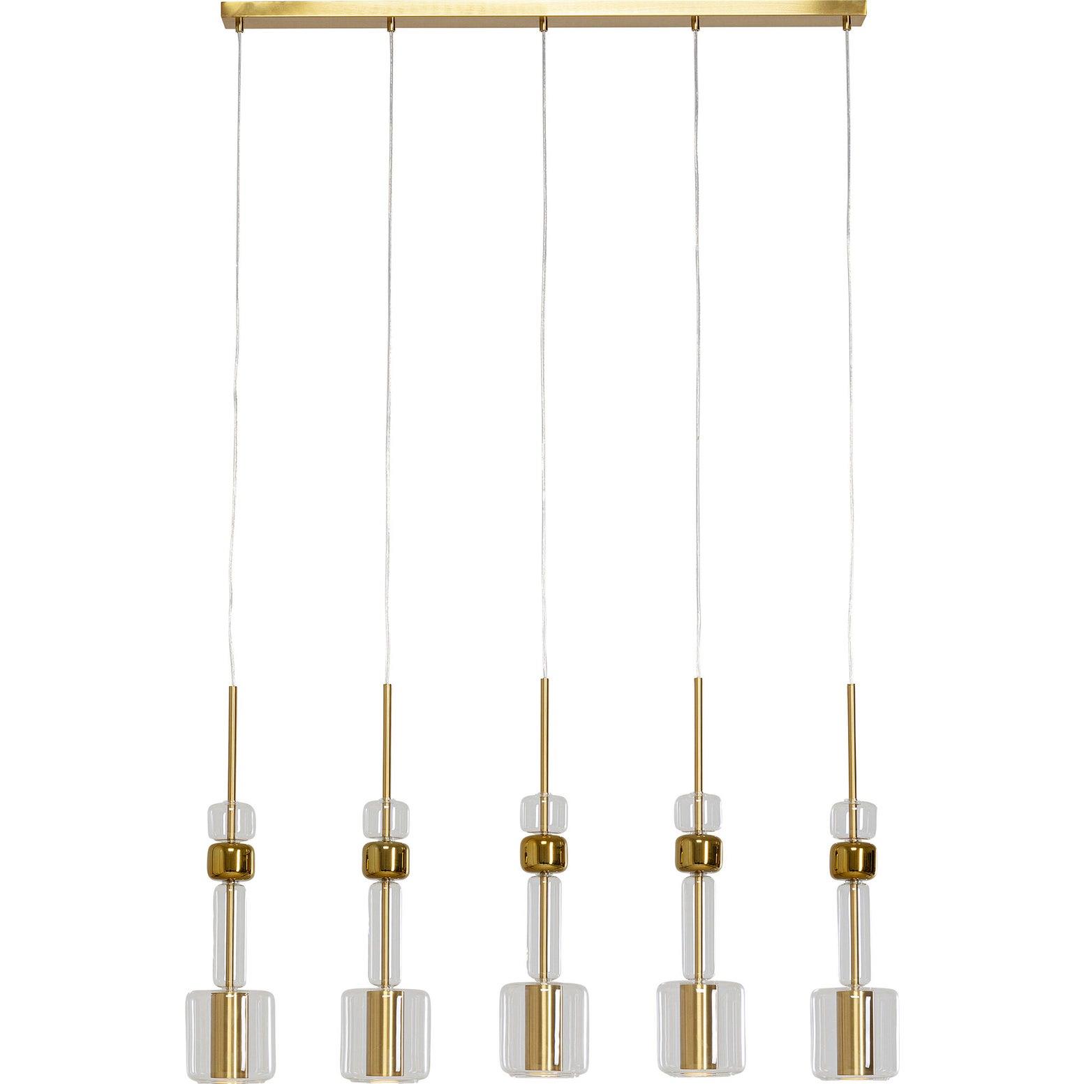 Kare Hanglamp Candy Bar Gold 103cm