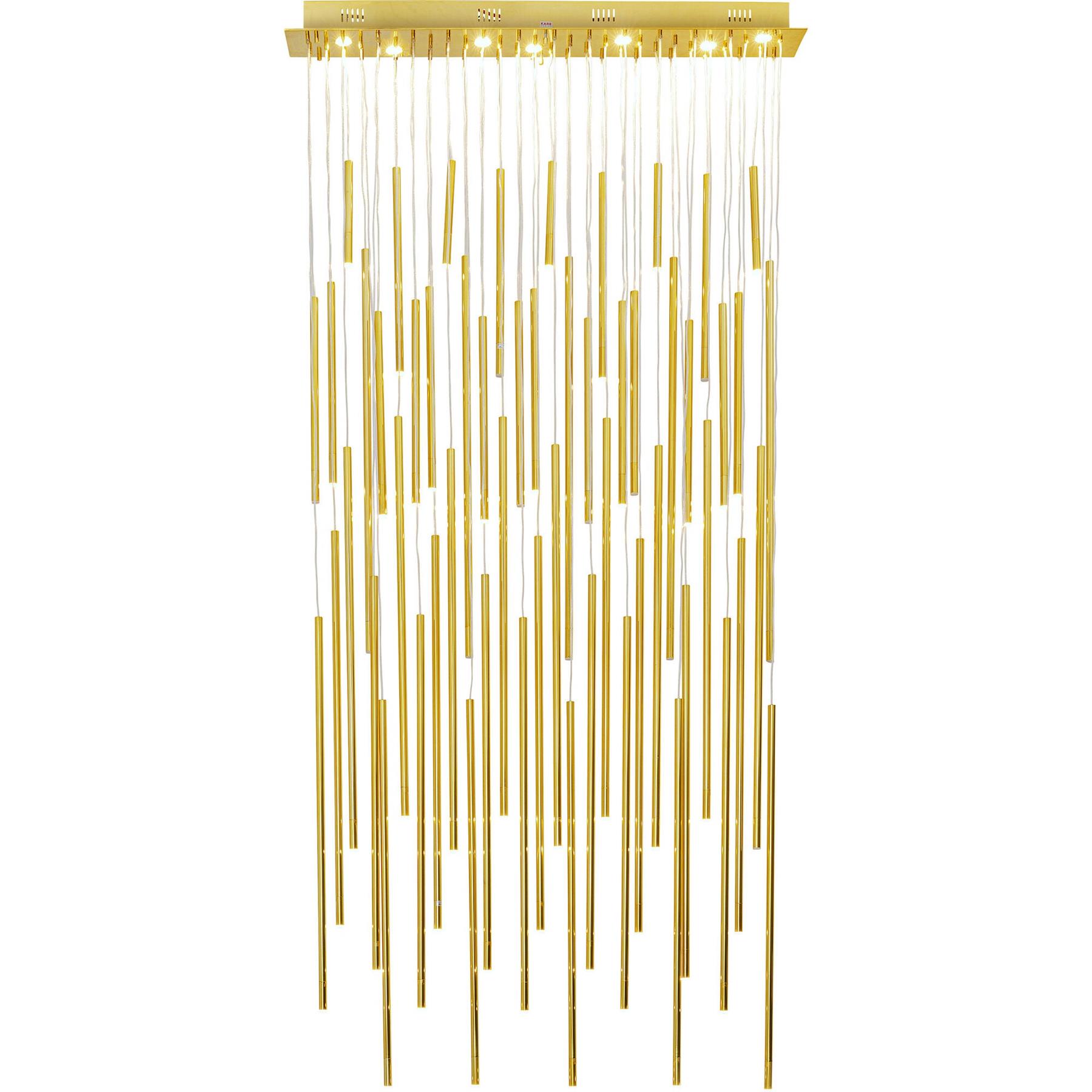 Kare Hanglamp Living Vegas Deluxe Brass LED
