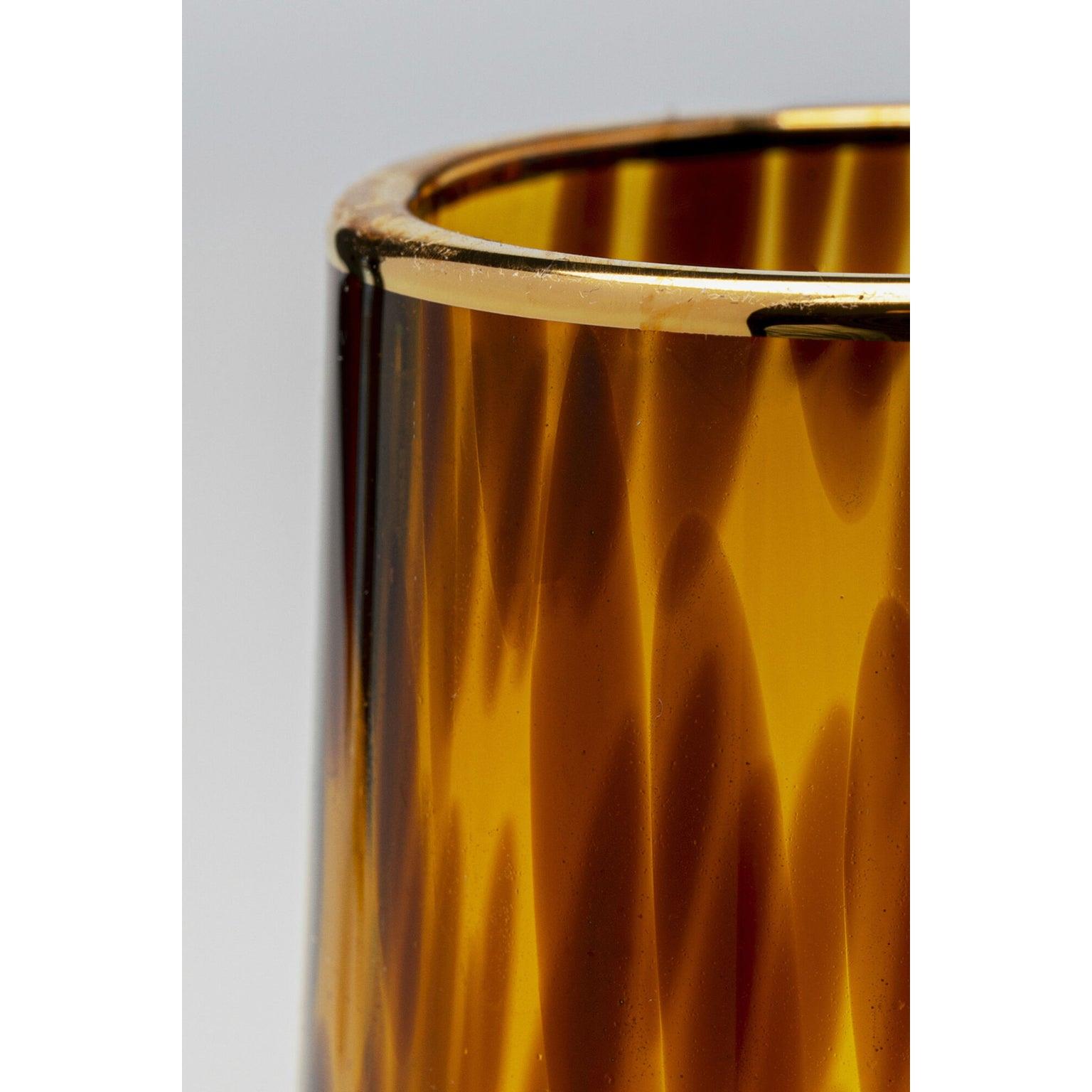 Kare Champagneglas Caramel