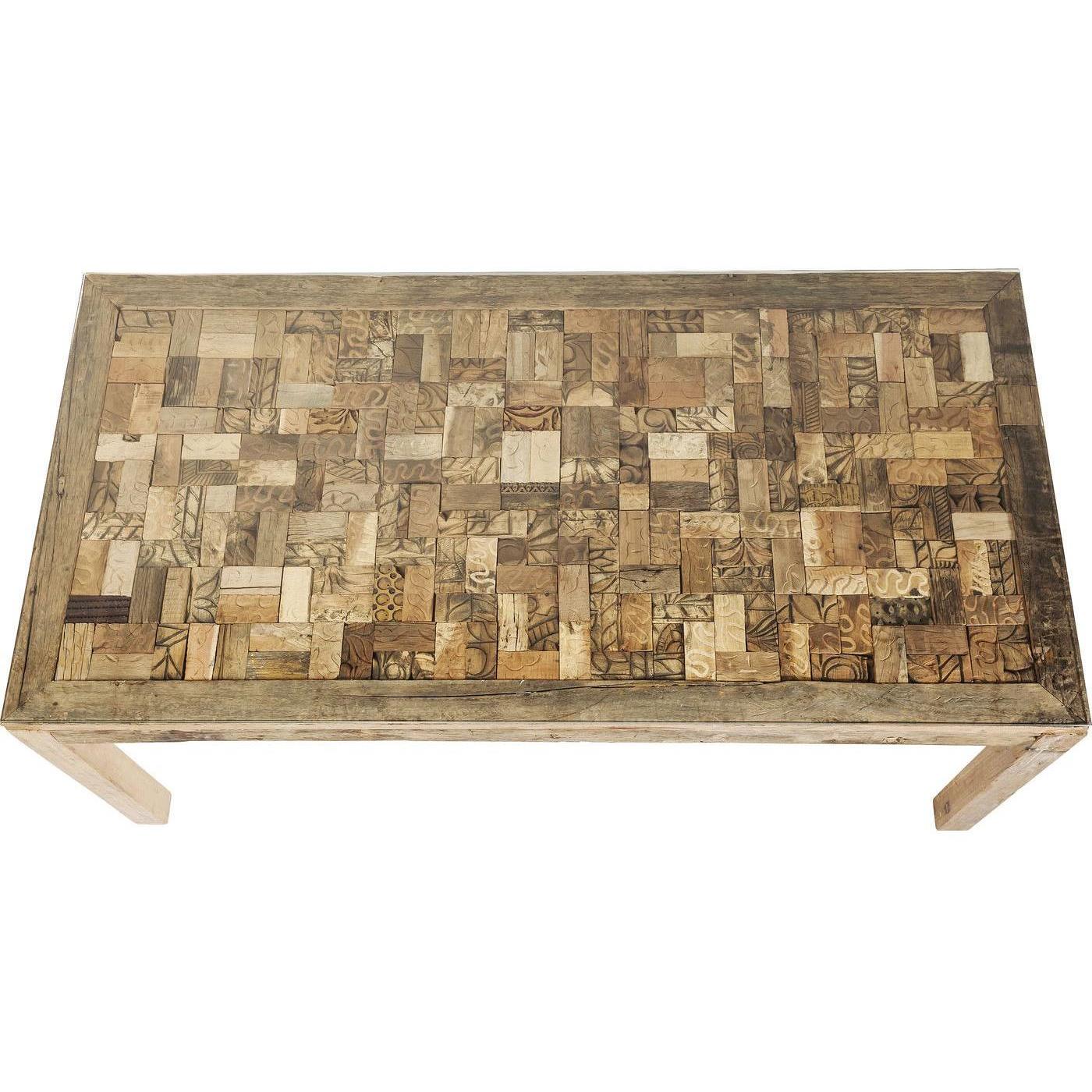 Kare Design Memory Eettafel - 160 X 80 Cm - Gerecycled Hout