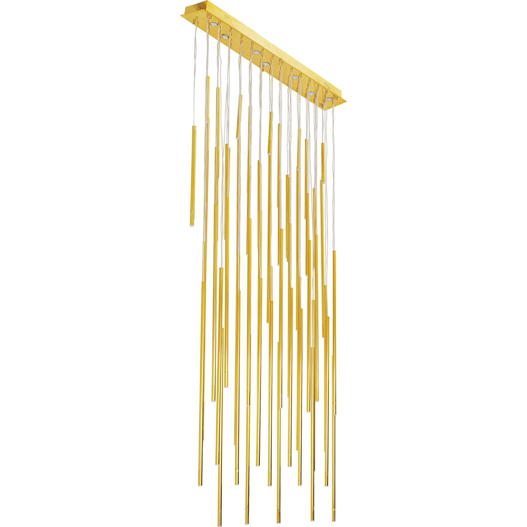 Kare Hanglamp Living Vegas Deluxe Brass LED