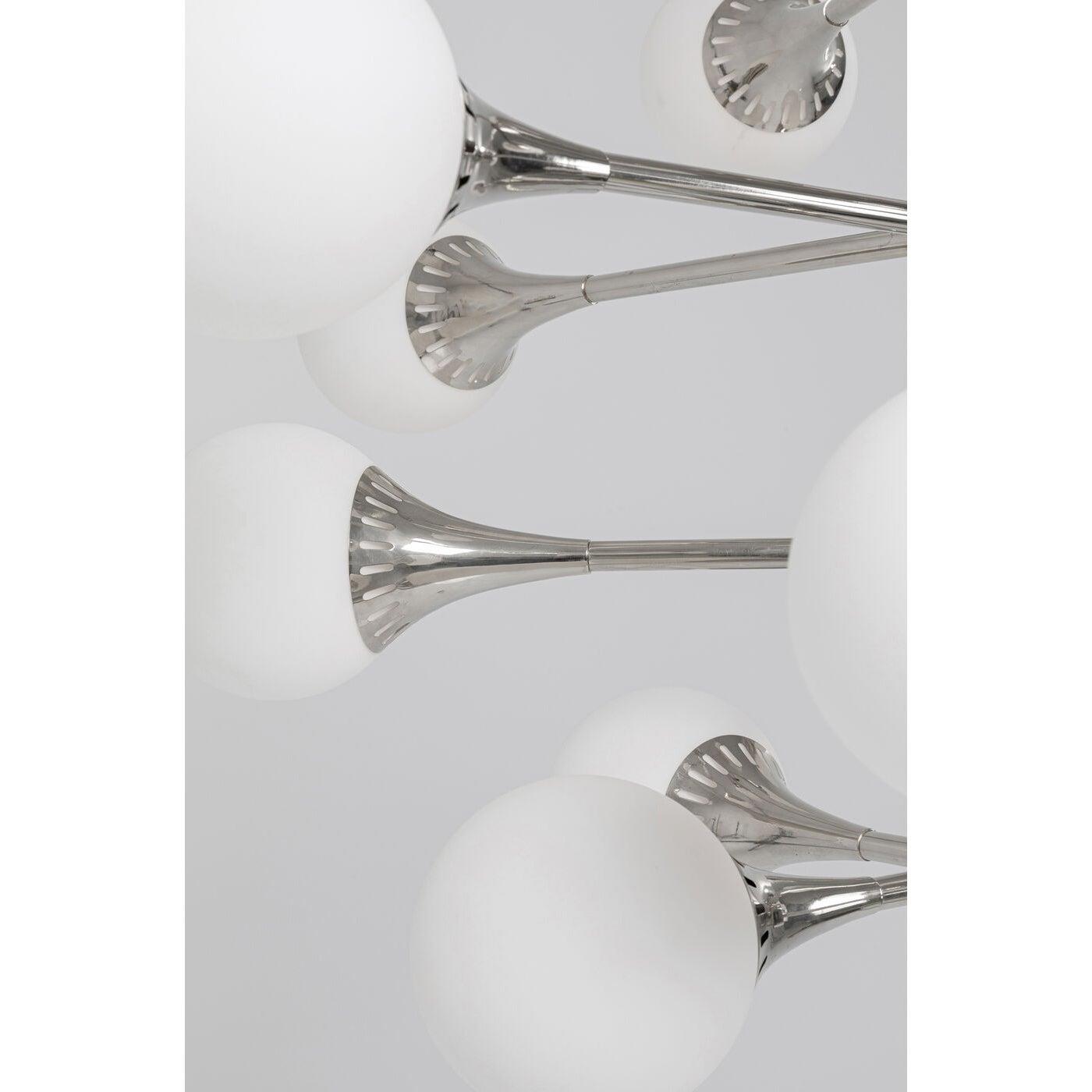 Kare Hanglamp Bulb Fiction 20 Silver Ø102cm