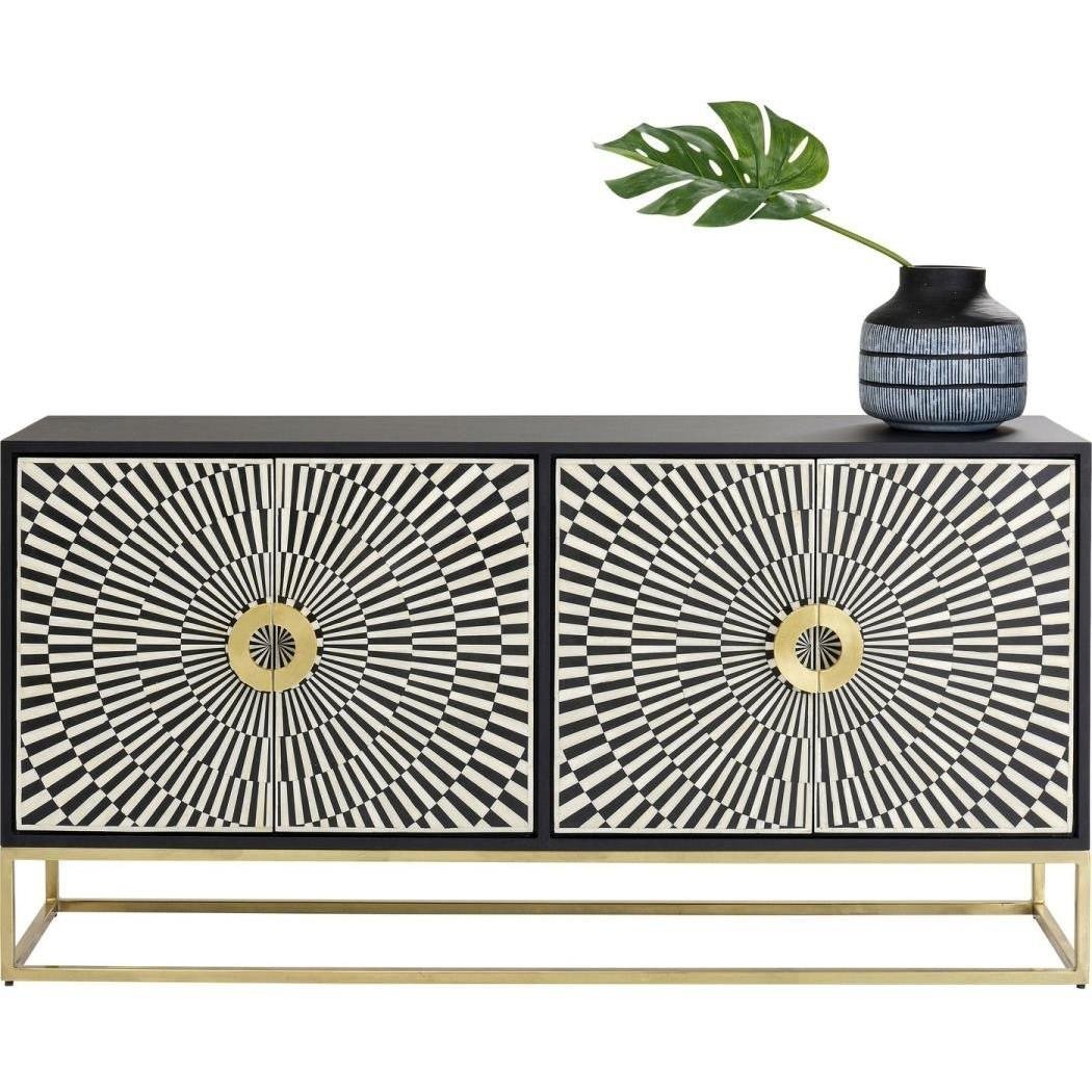 Kare Design Electro Dressoir - Zwart Mangohout
