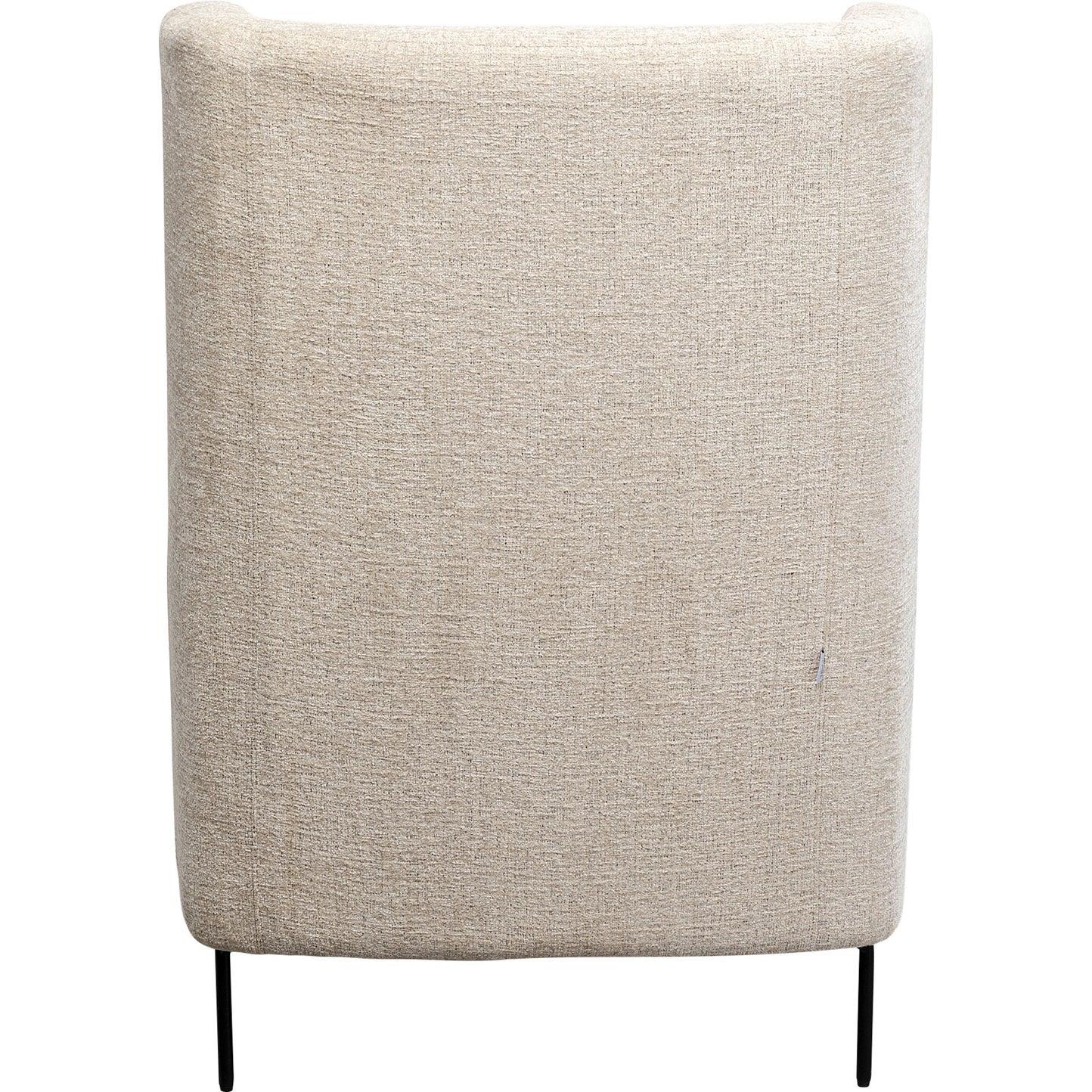 Kare Fauteuil + Hocker Quinn High Beige