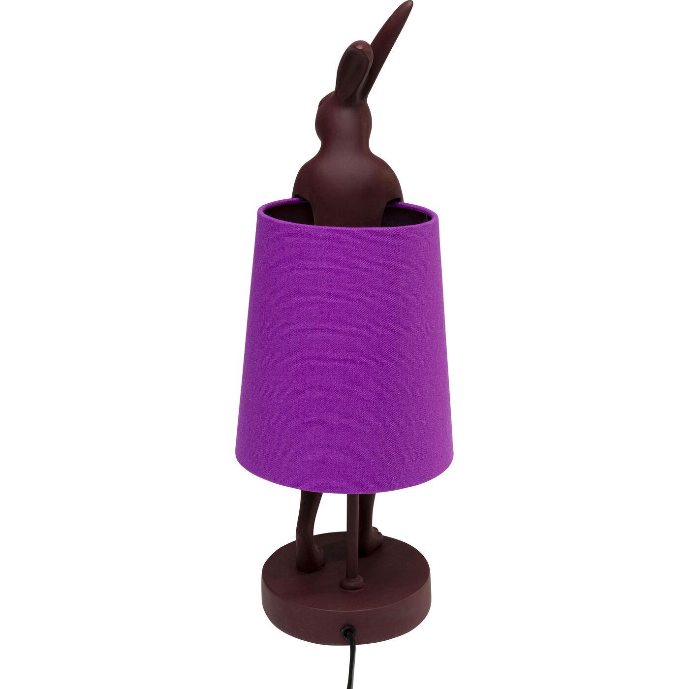 Kare Design Animal Tafellamp konjin 50cm bordeaux en paars