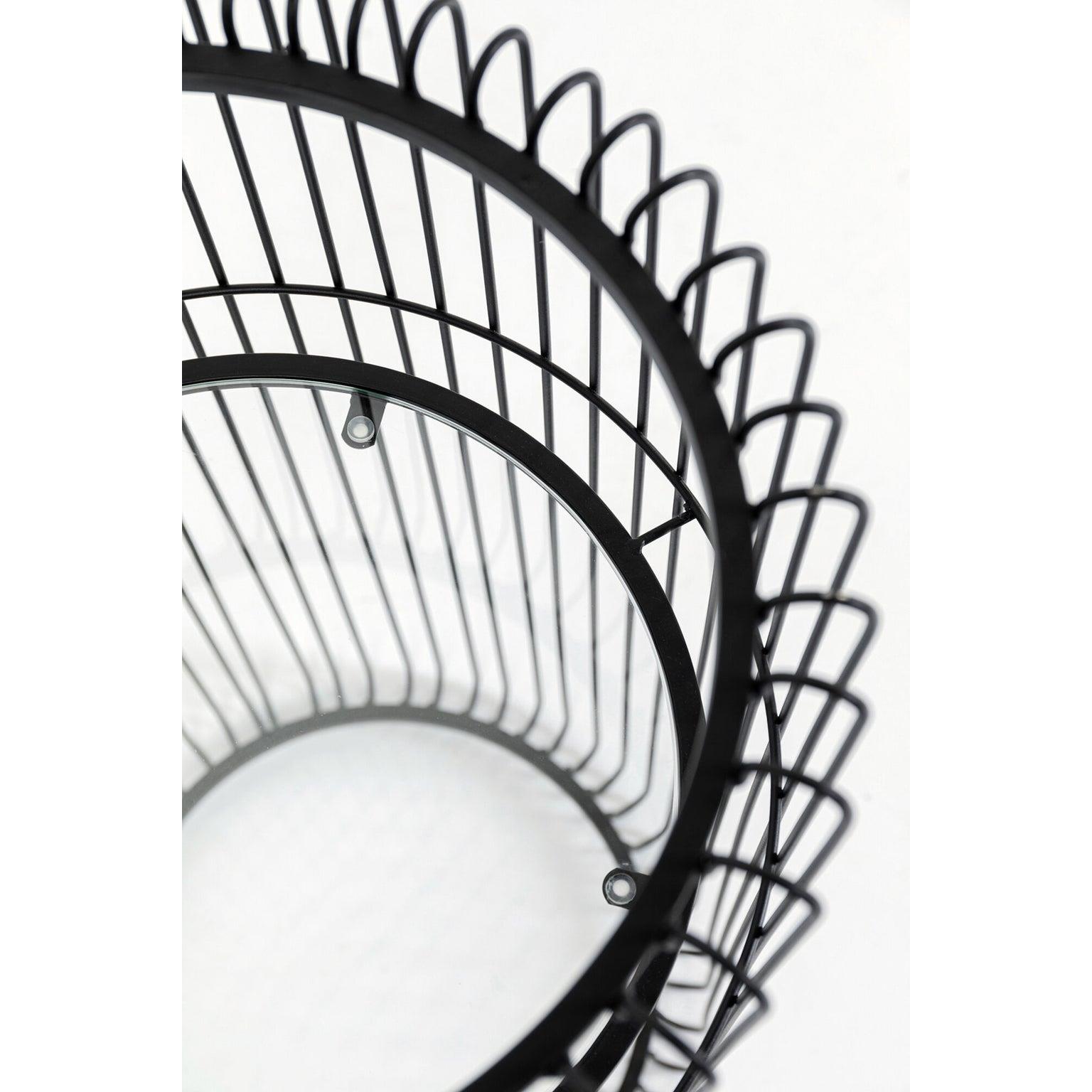 Kare Plantenbak Wire Black 70cm