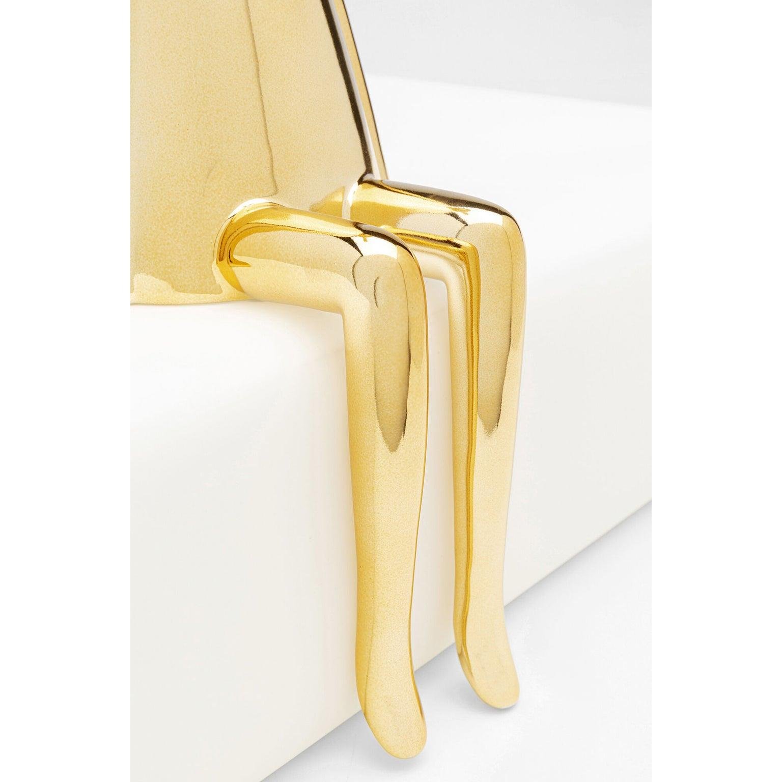 Kare Decofiguur Sitting Rabbit Gold 35cm