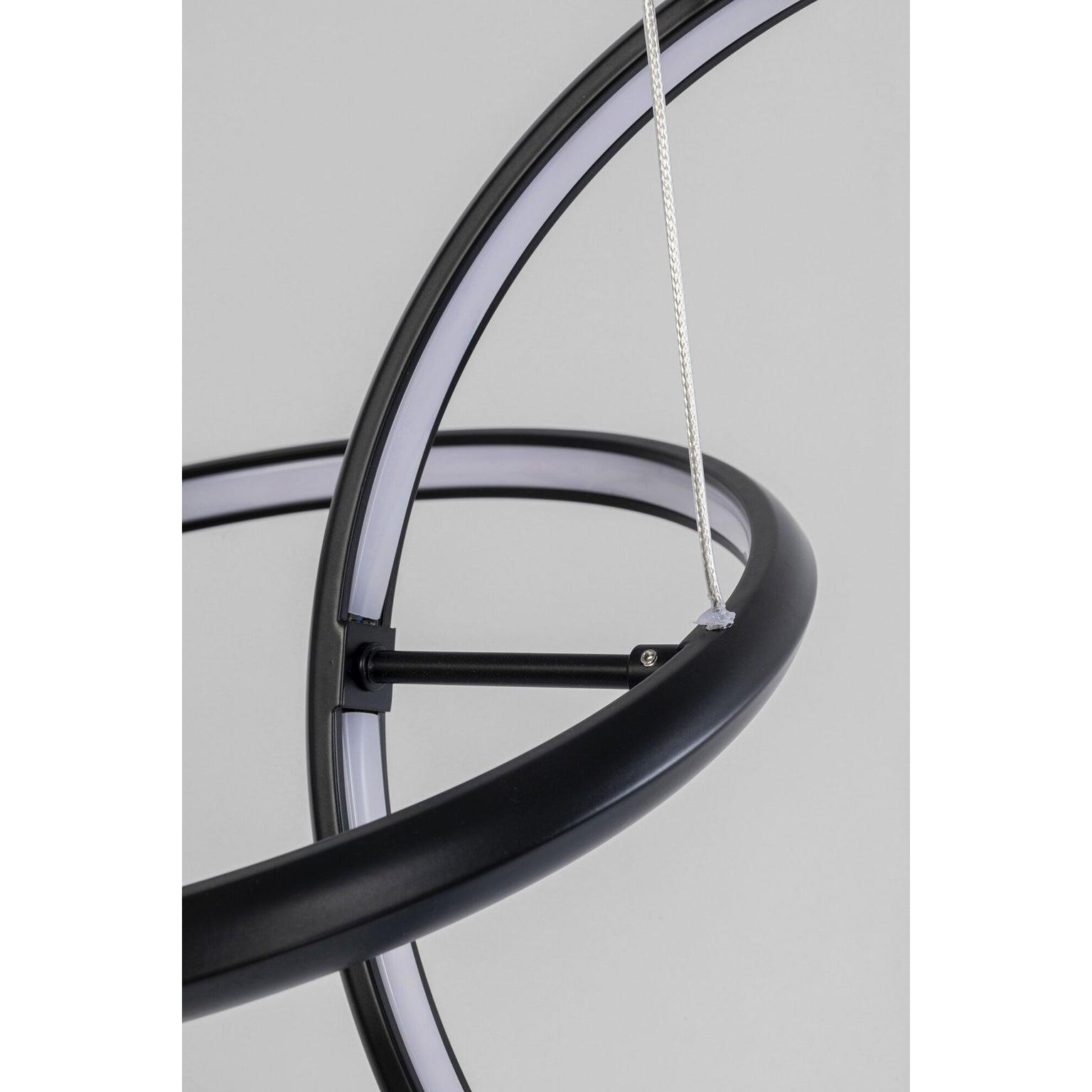 Kare Hanglamp Galaxy LED Black 155cm