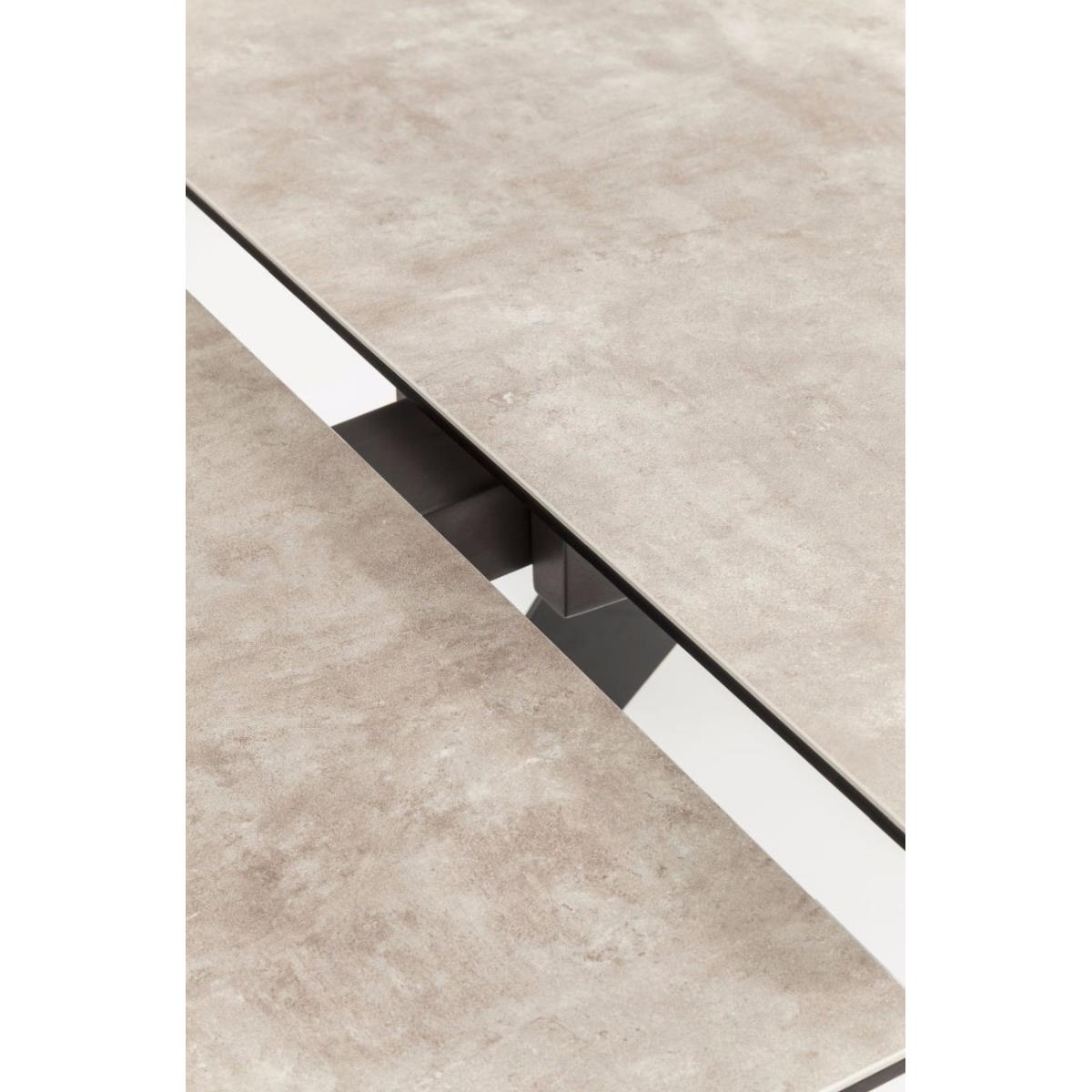 Kare Design Verlengbare Tafel Amsterdam 160|240 Cm - Keramiek Grijs