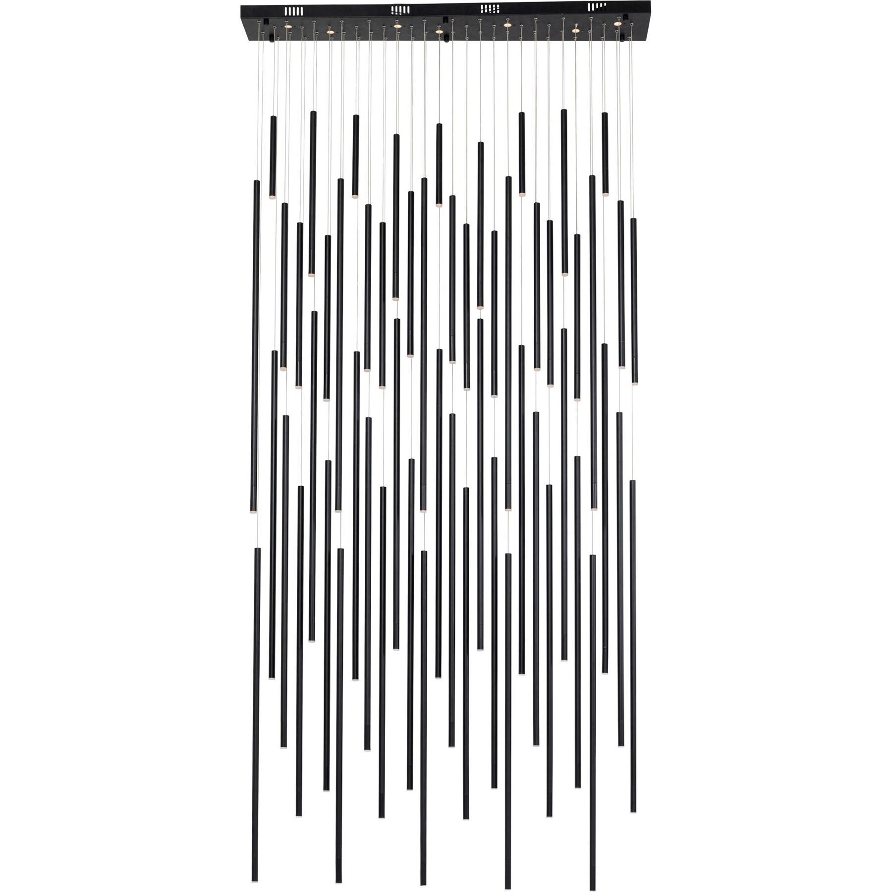 Kare Hanglamp Living Vegas Deluxe Black Matt LED