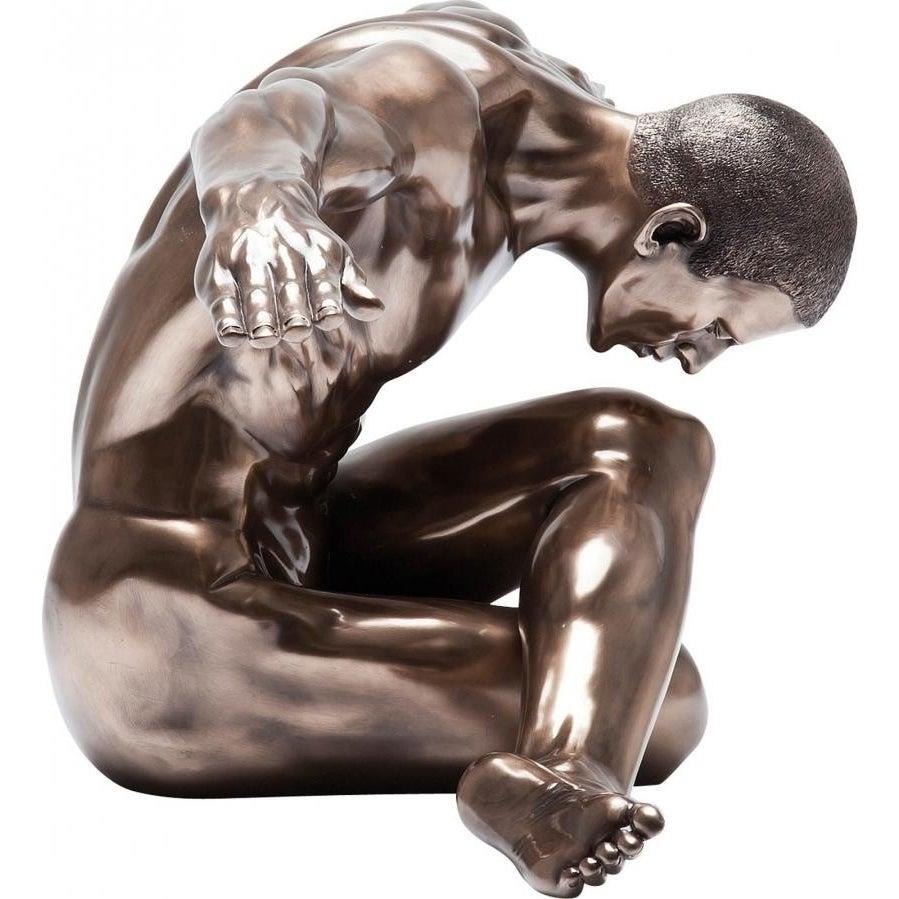 Kare Decofiguur Nude Man Bow