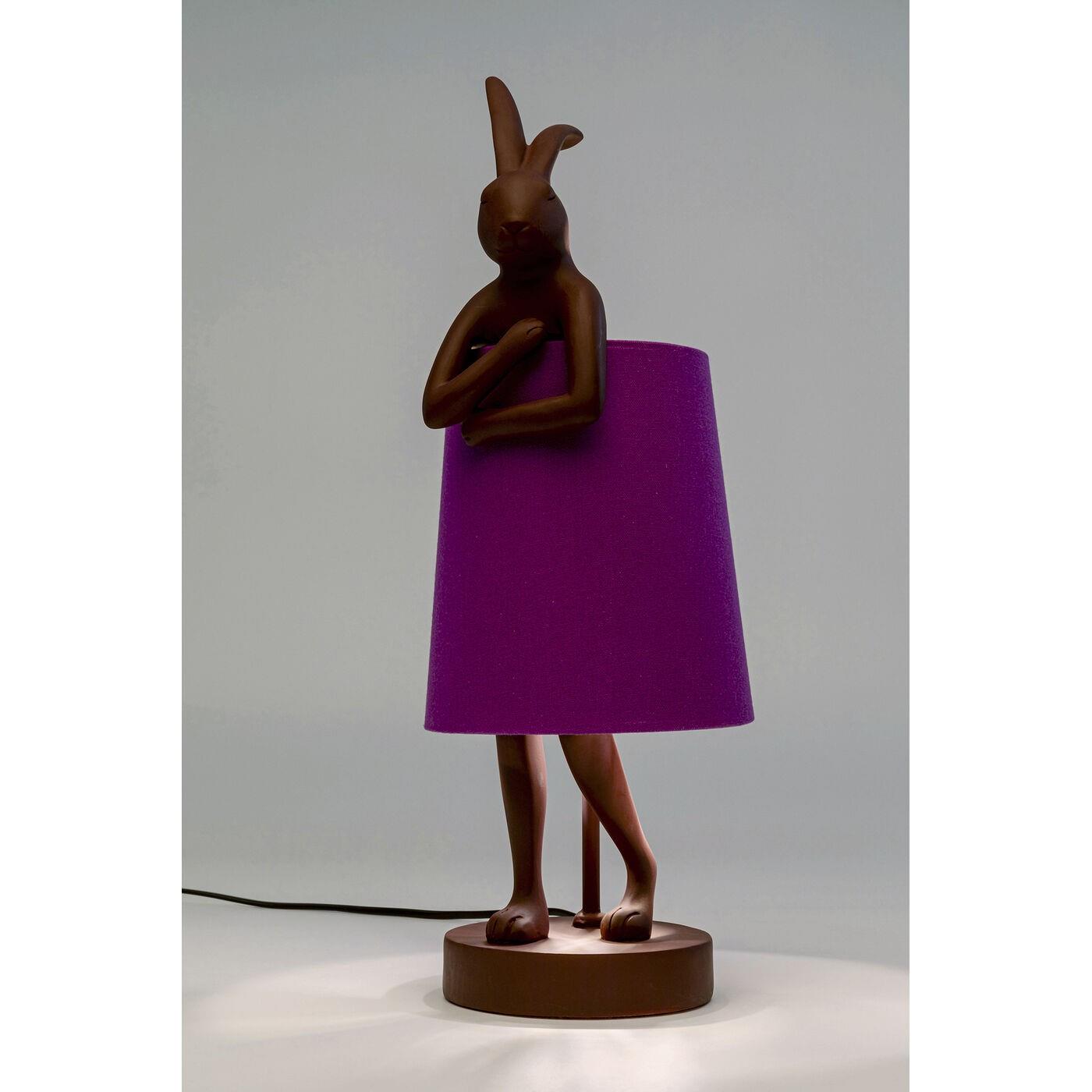 Kare Design Animal Tafellamp konjin 50cm bordeaux en paars