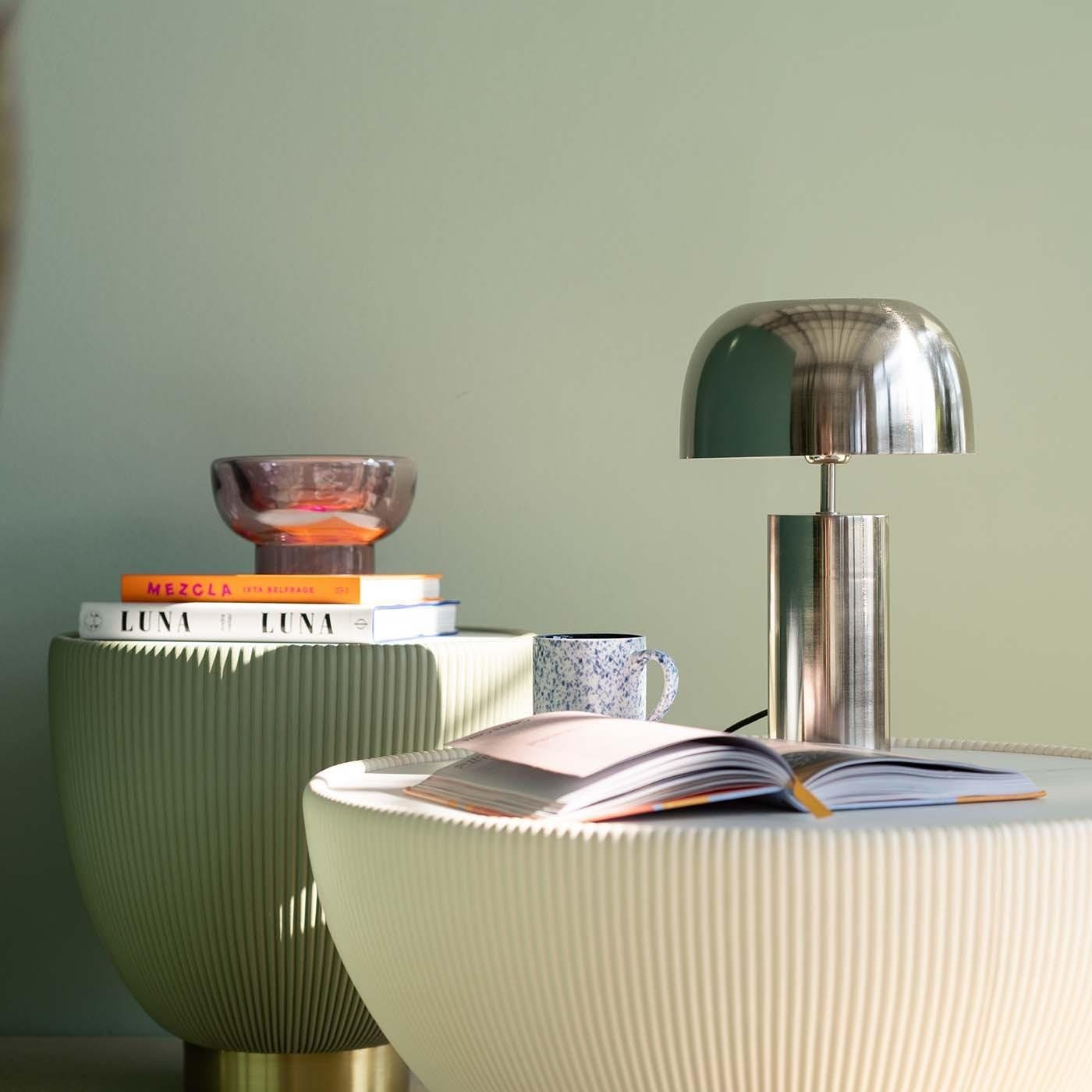 Kare Design Loungy Tafellamp chroom