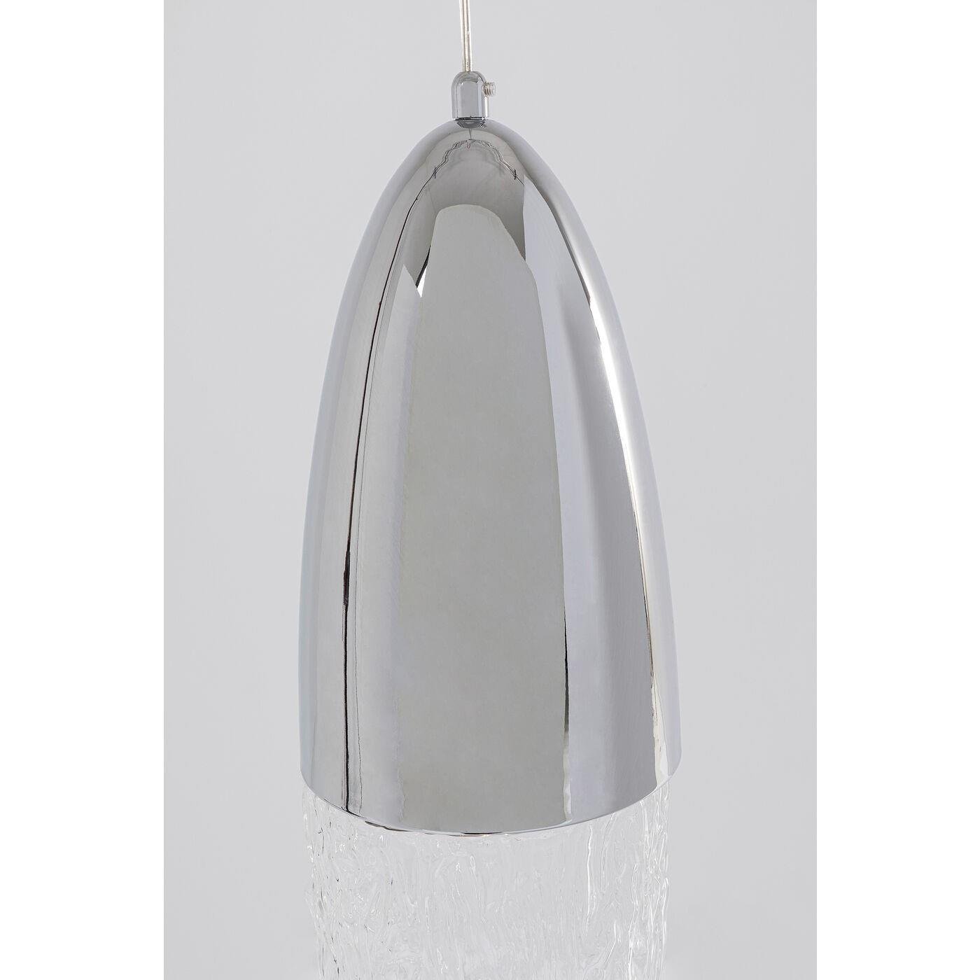 Kare Hanglamp Frozen Chrome Ø17cm