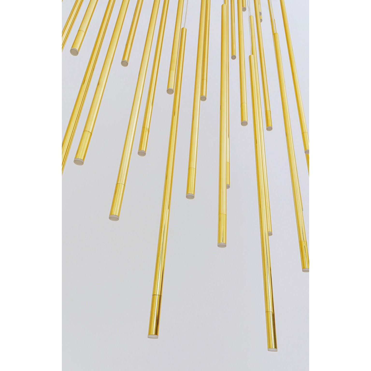 Kare Hanglamp Living Vegas Deluxe Brass LED