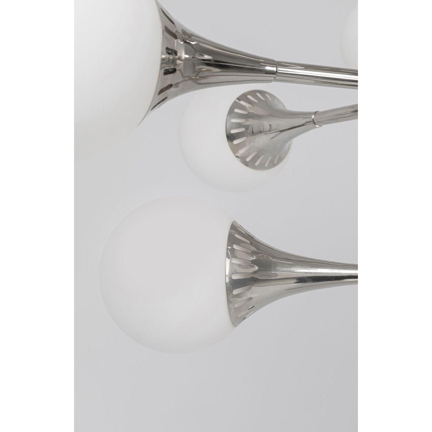 Kare Hanglamp Bulb Fiction 20 Silver Ø102cm