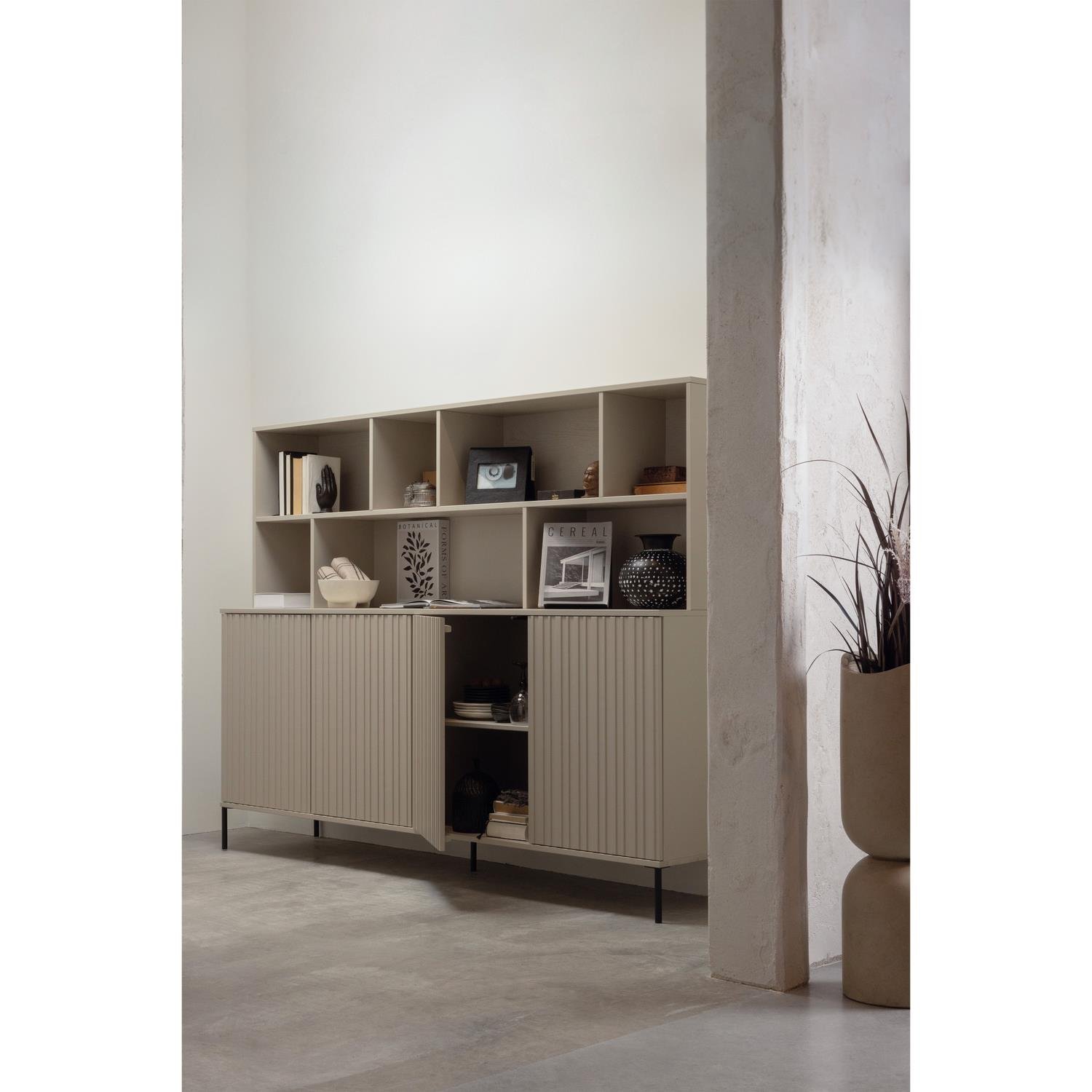 WOOOD New Gravure Wandkast - Grenen - Dust - 150x200x44