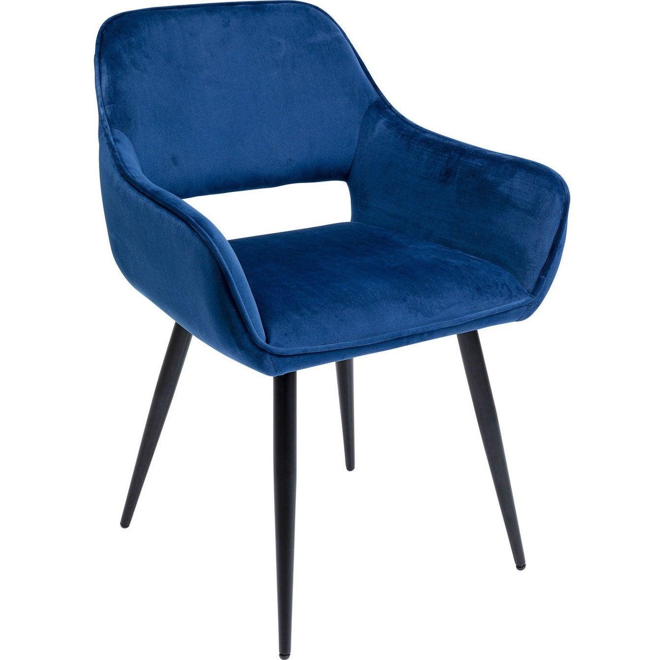 Kare Eetkamerstoel San Francisco Blauw