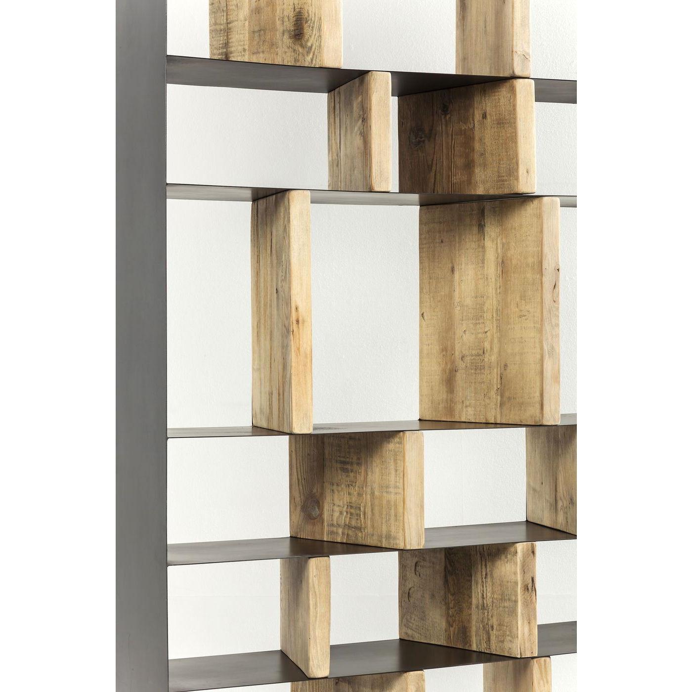 Kare Design - Boekenkast Storm - 100x234 - Zwart Metaal