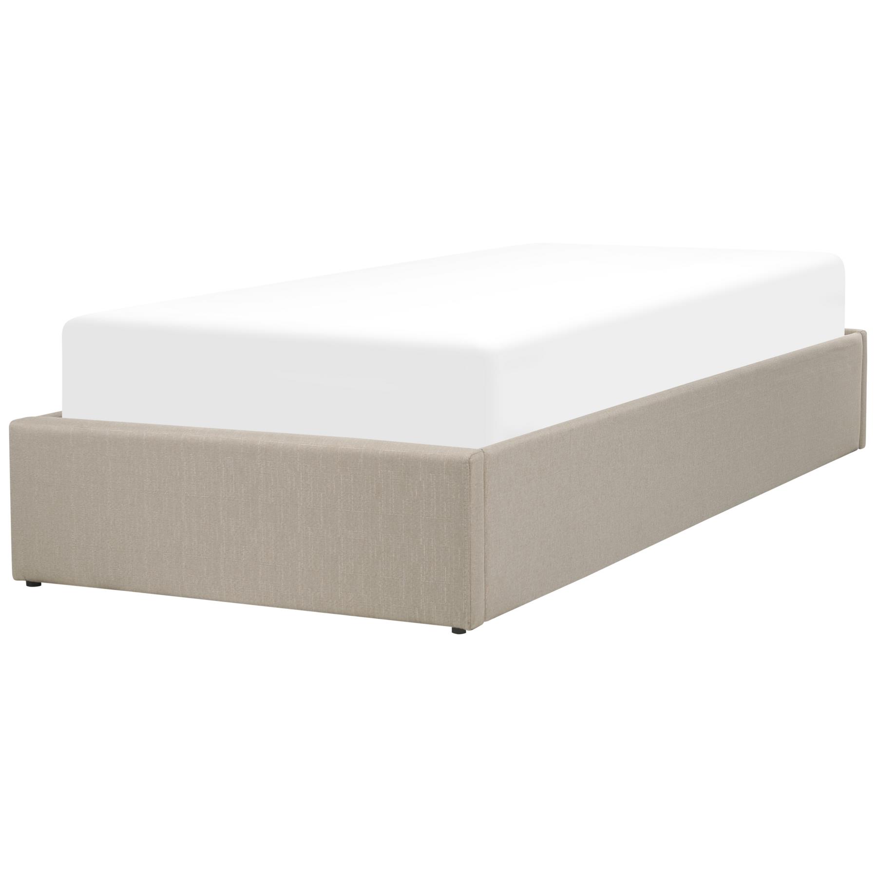 Beliani - DINAN - Kinderbed - Beige - 90 x 200 cm - Polyester
