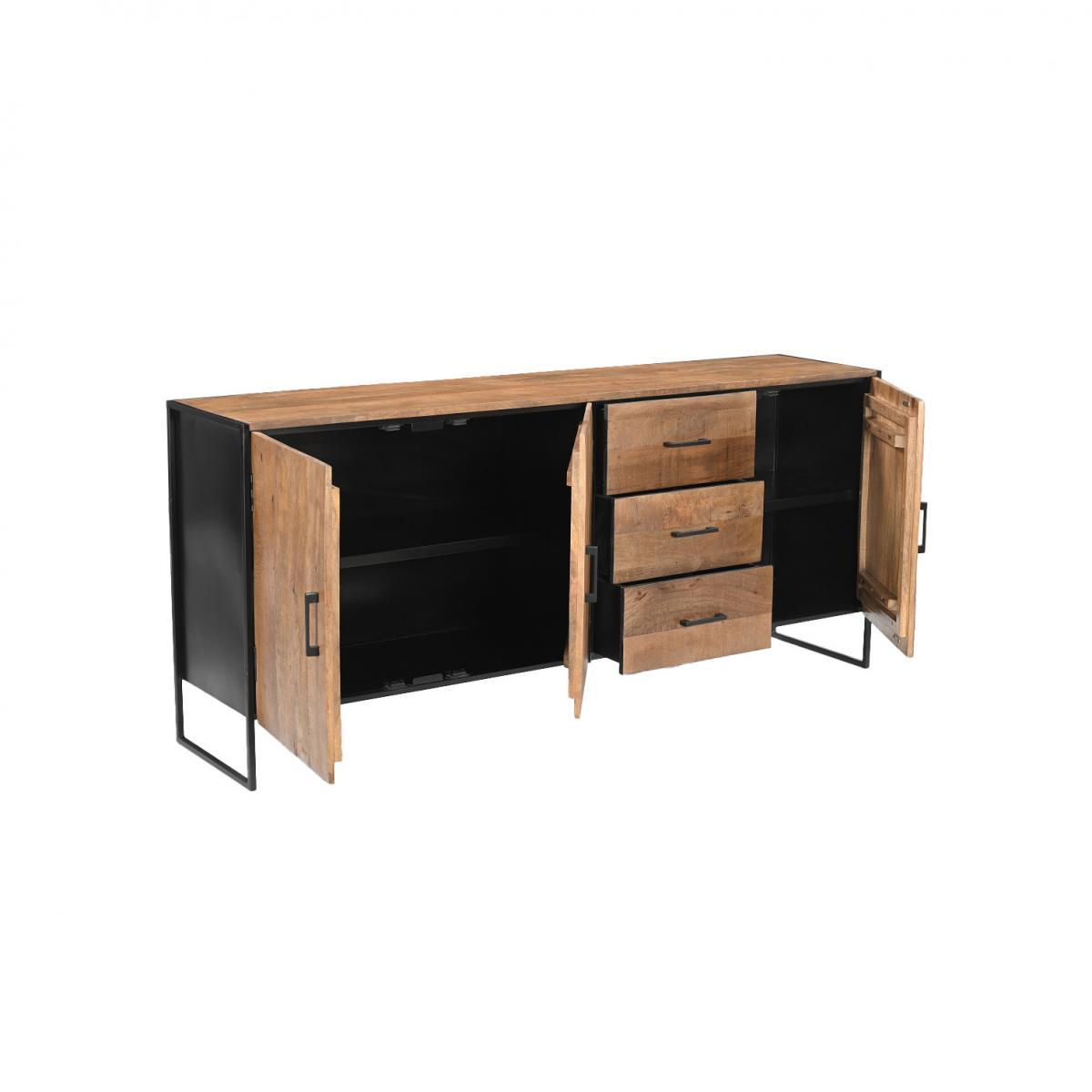 Livingfurn Elin dressoir 180 cm mangohout - naturel