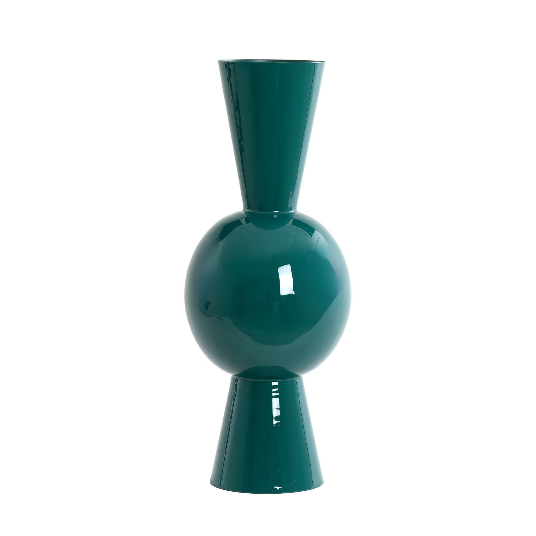 Light&living Vaas deco Ø30x75 cm CHEDI glans donker groen