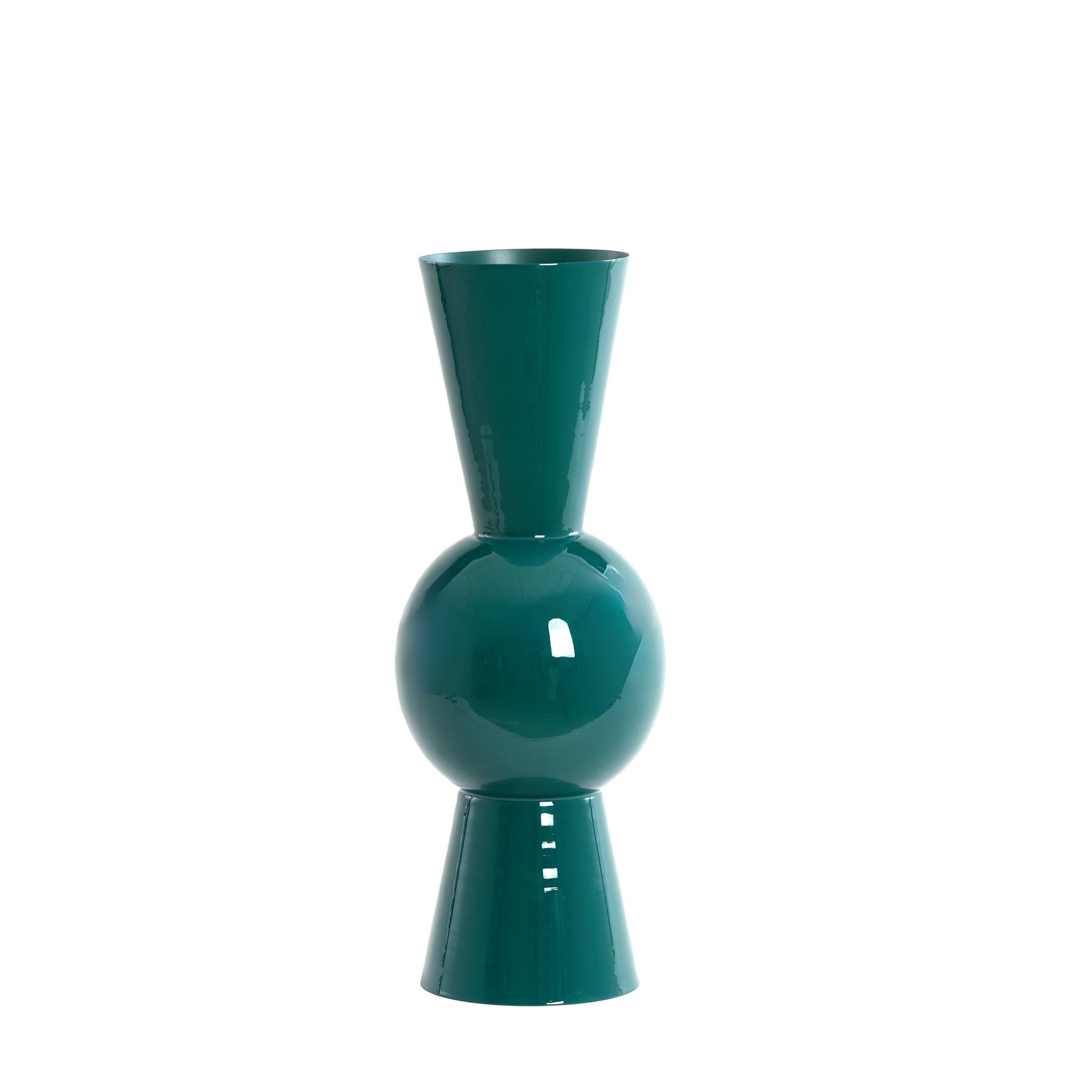 Light&living Vaas deco Ø25x60 cm CHEDI glans donker groen