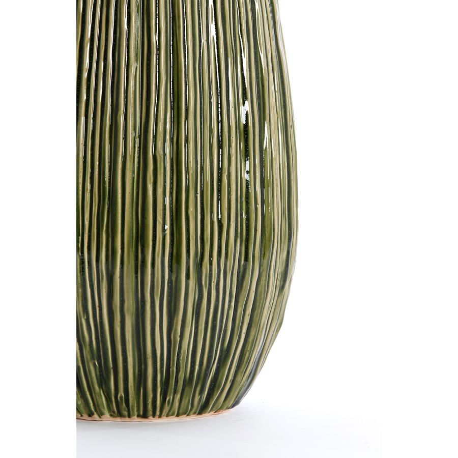 Light&living Vaas deco Ø18x36,5 cm KOPRA keramiek donker groen