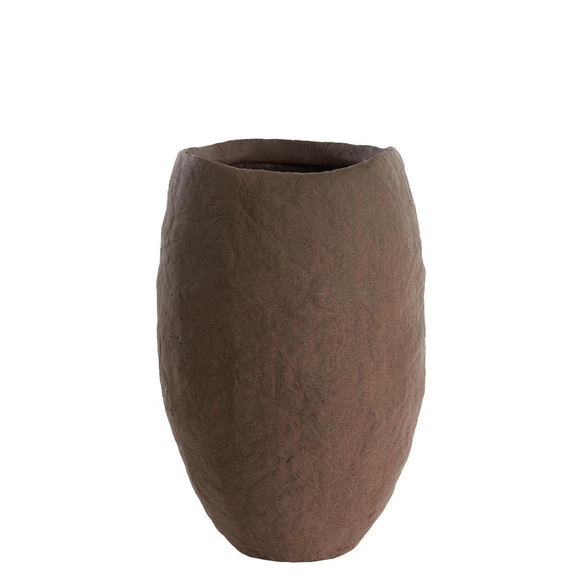 Light & Living Tingri vaas deco Ø39x58 cm - bruin
