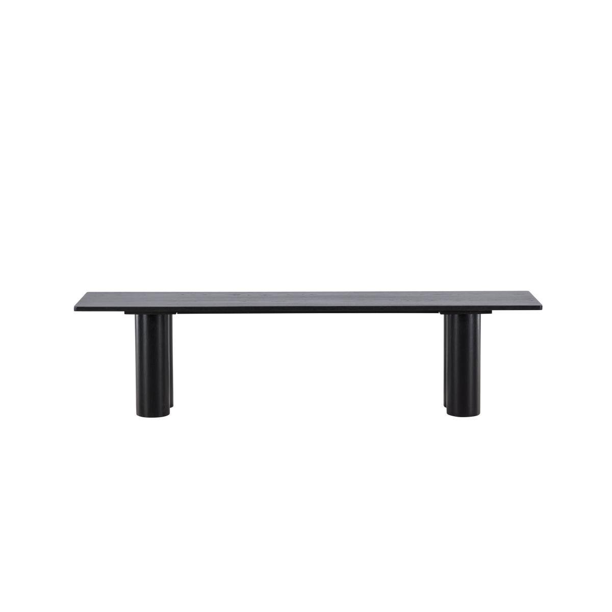 Svea - Rova eetkamerbank - 180 cm - zwart