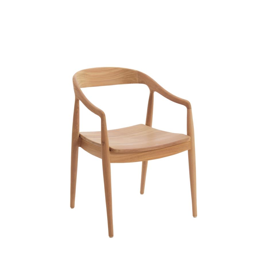 Light&living Eetkamerstoel 60x58x83 cm PALOS hout naturel